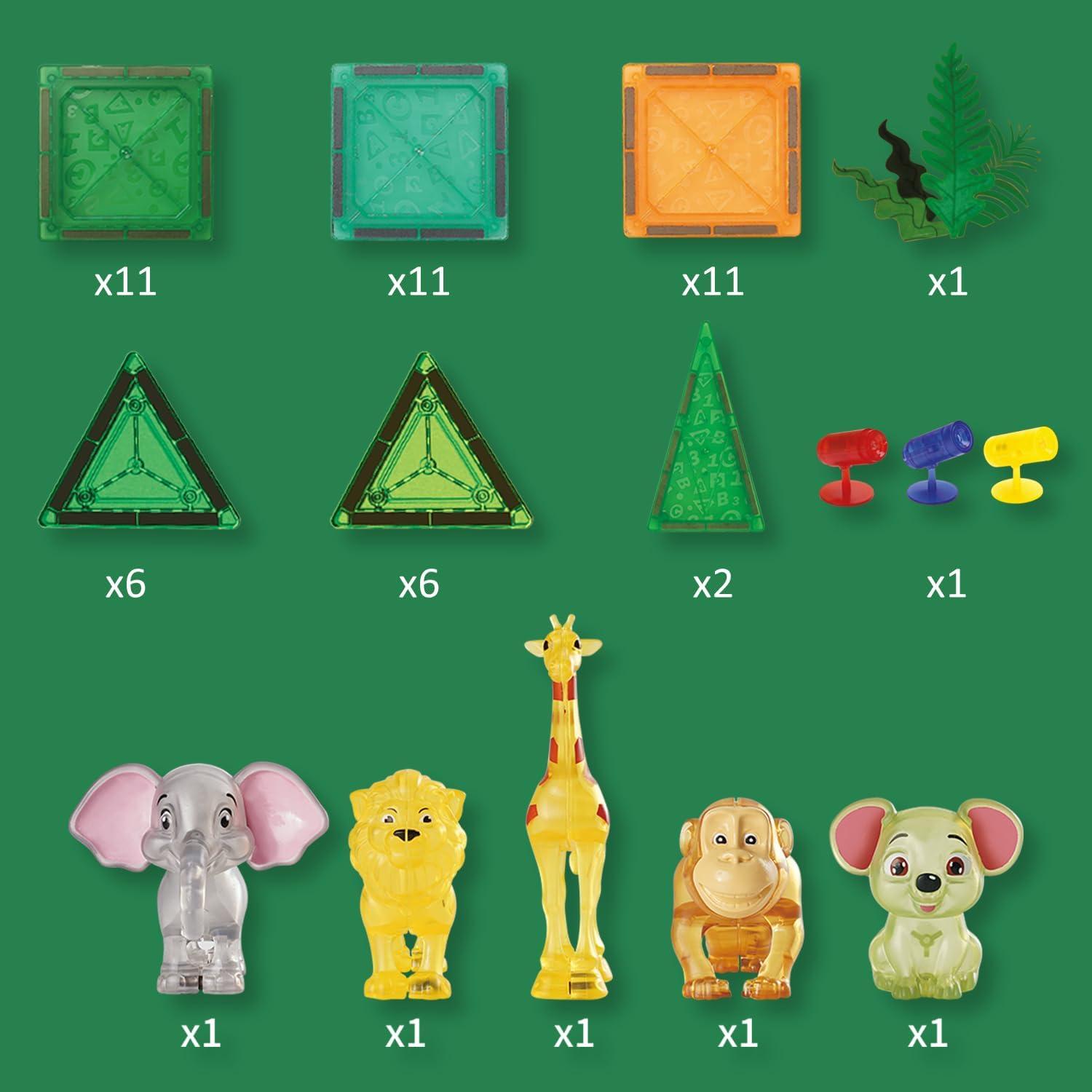 Azulejos Magnéticos Atlasonix 54 Piezas Juguete Educativo