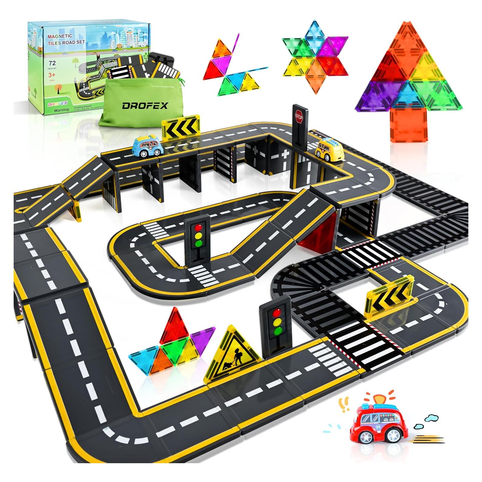 Paquete de Expansión Drofex 72 Piezas Juguetes Magnéticos