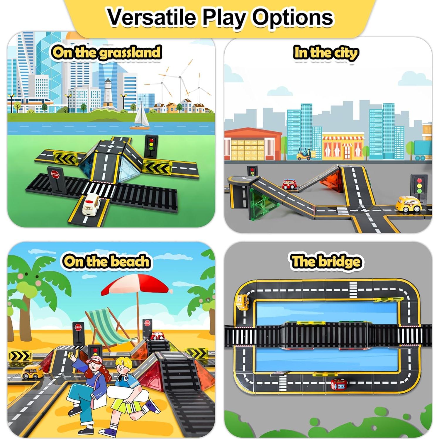 Paquete de Expansión Drofex 72 Piezas Juguetes Magnéticos