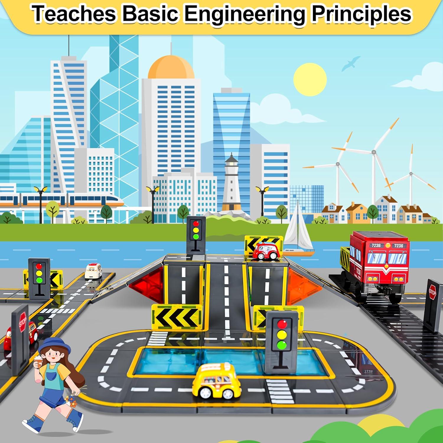 Paquete de Expansión Drofex 72 Piezas Juguetes Magnéticos