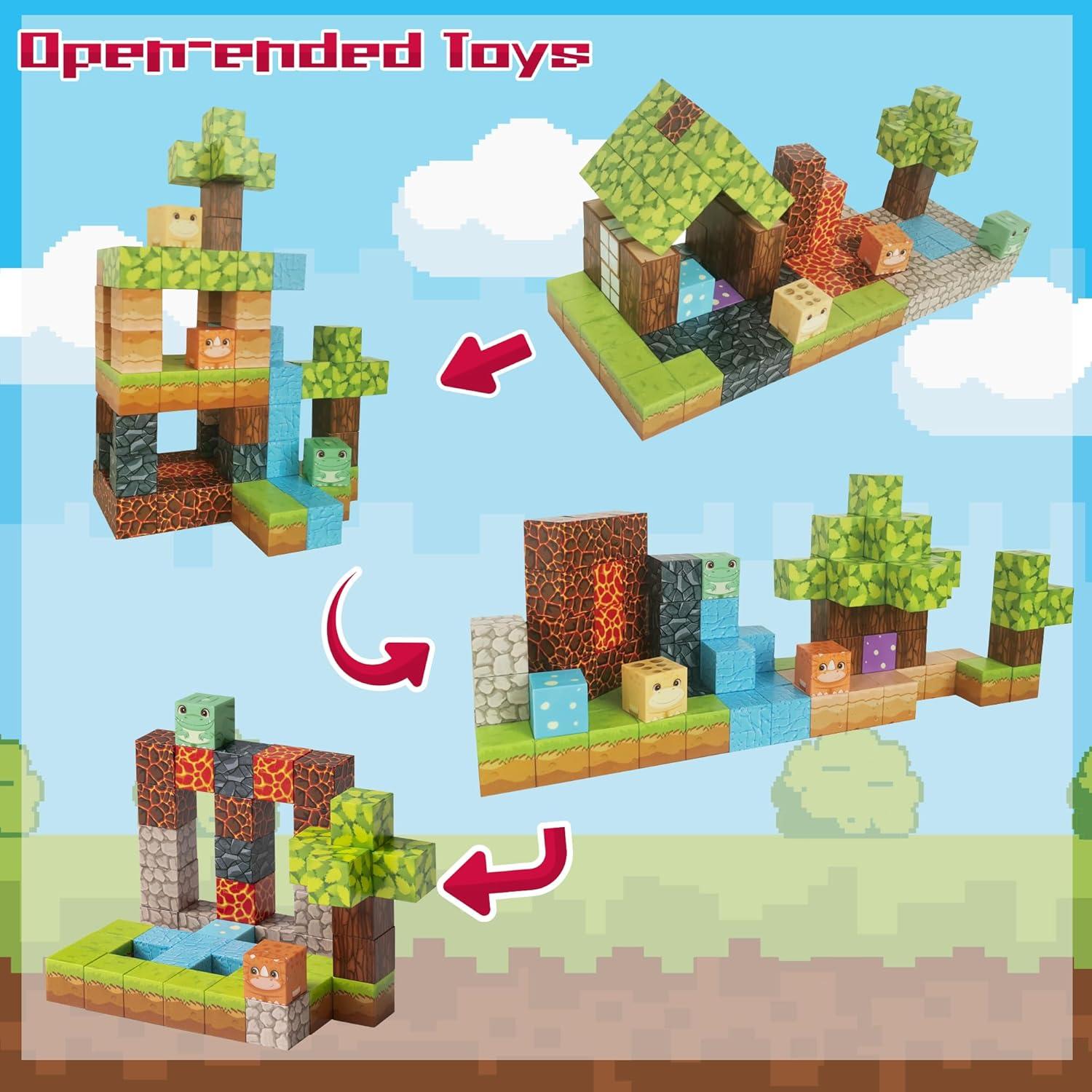 Bloques Magnéticos de Construcción FurUlixty 46 Piezas 3D