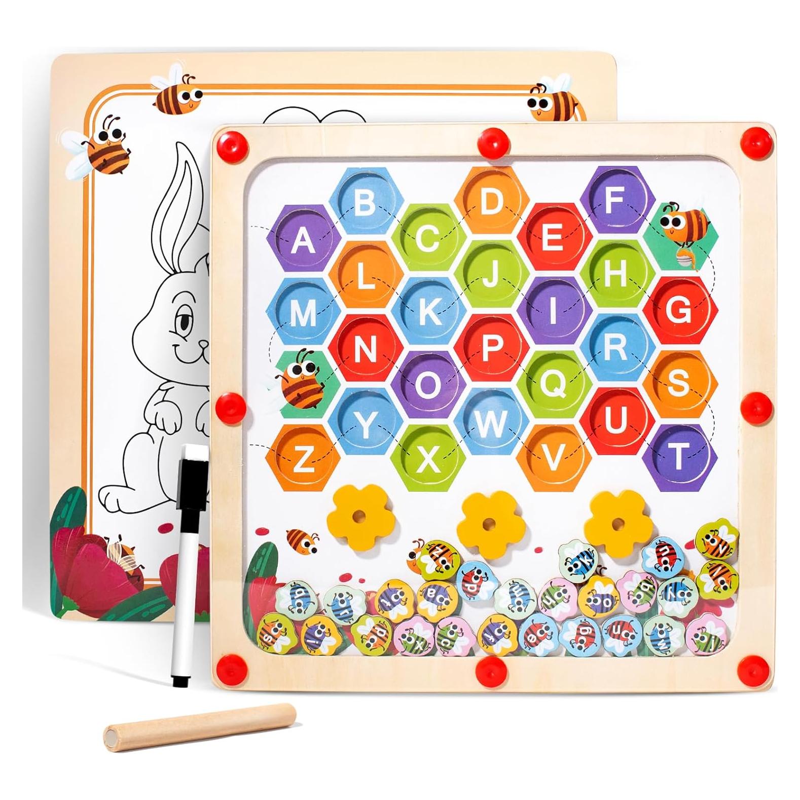 Tablero Magnético Alfabético RAO PING 31.2x31.2cm para Niños