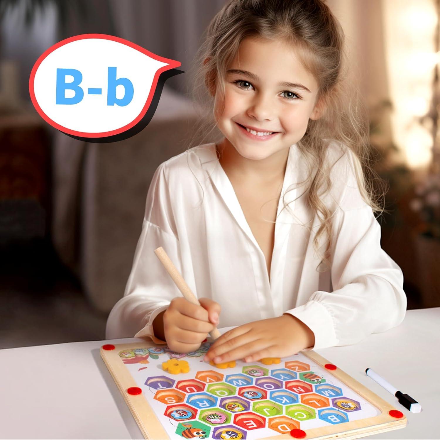 Tablero Magnético Alfabético RAO PING 31.2x31.2cm para Niños