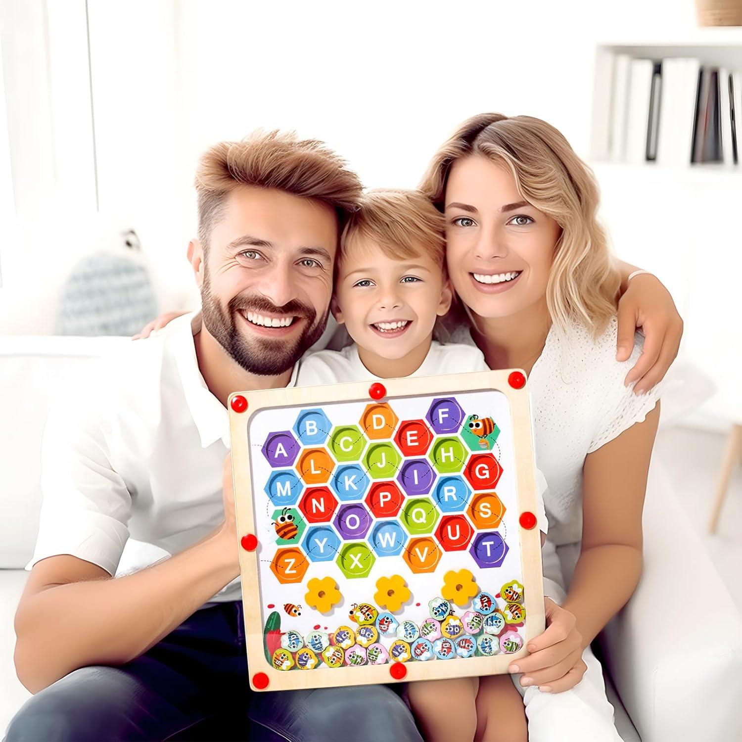 Tablero Magnético Alfabético RAO PING 31.2x31.2cm para Niños