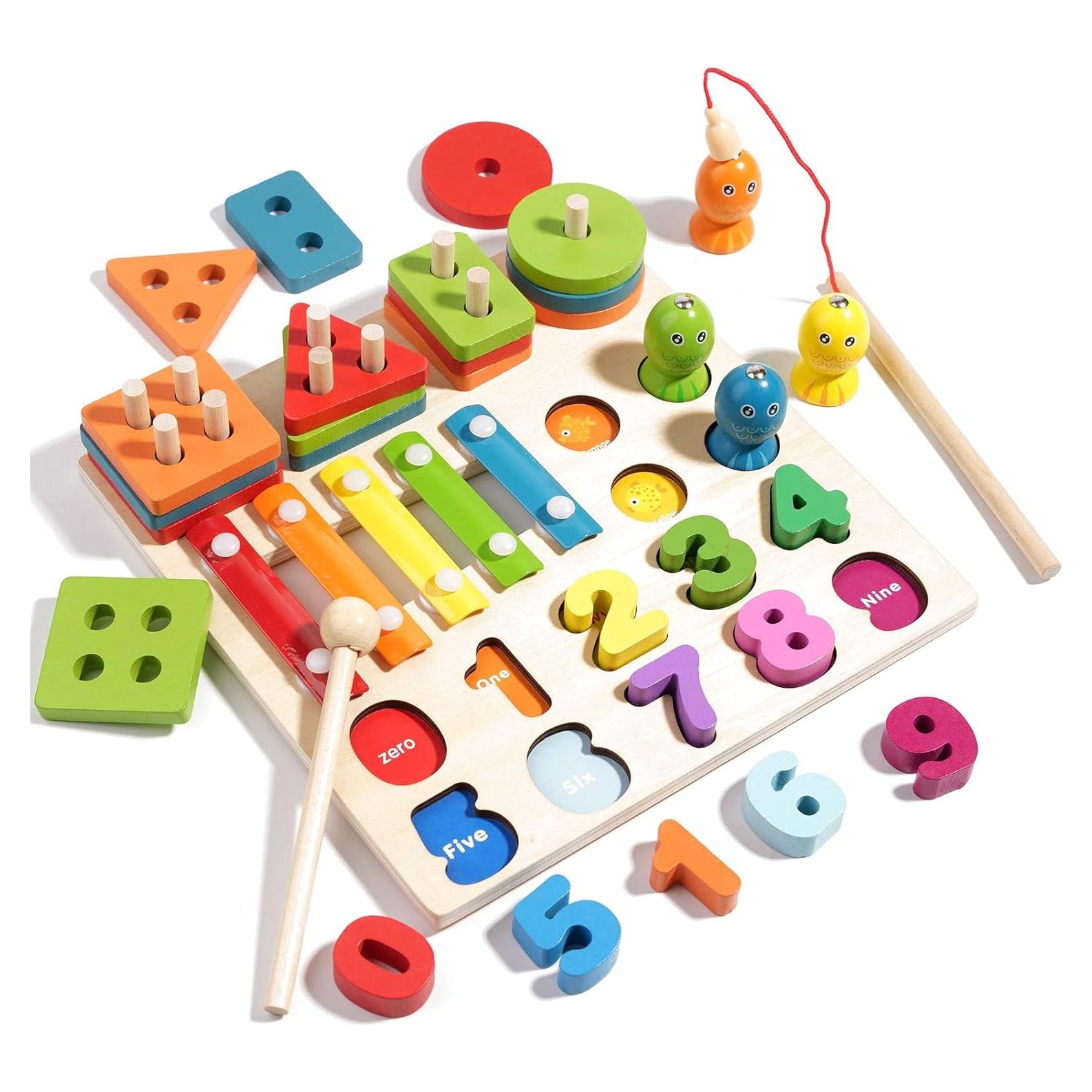 Tablero de Actividades 4-en-1 BeenUDog - Juguete Montessori