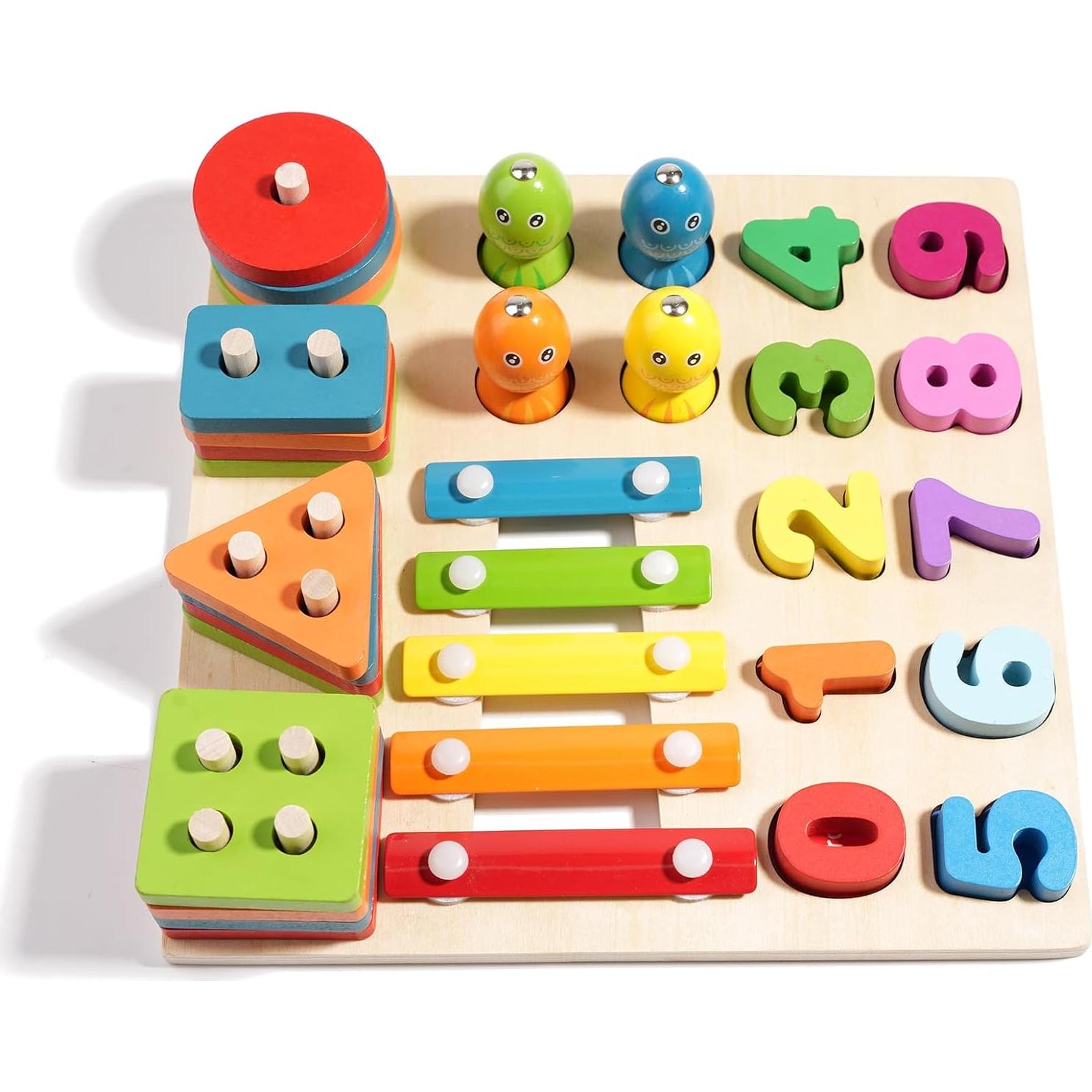 Tablero de Actividades 4-en-1 BeenUDog - Juguete Montessori