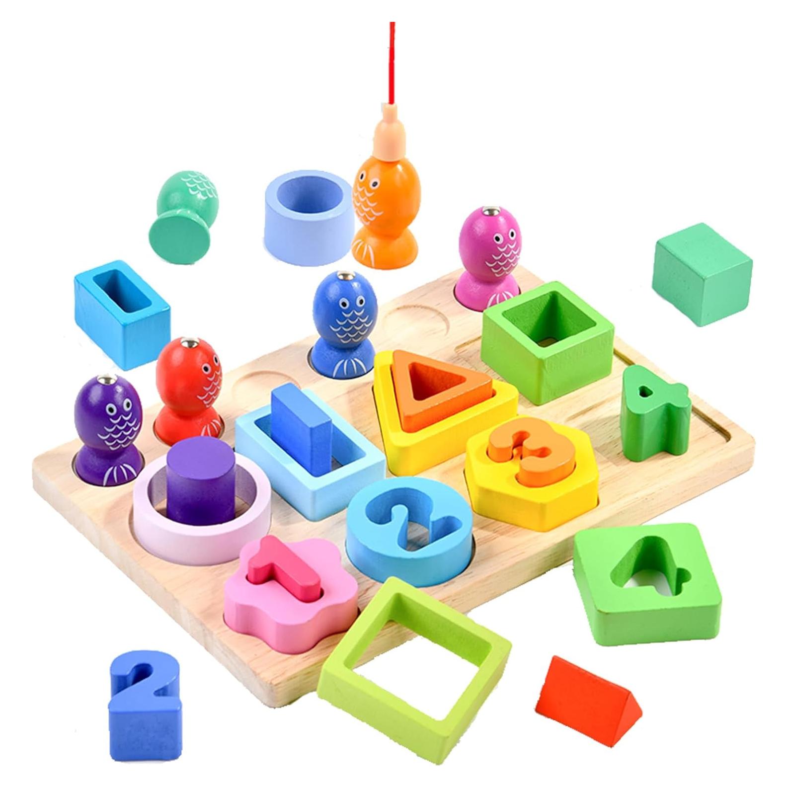 Juguetes Montessori de Madera Merabufa para Niños 1-5 Años