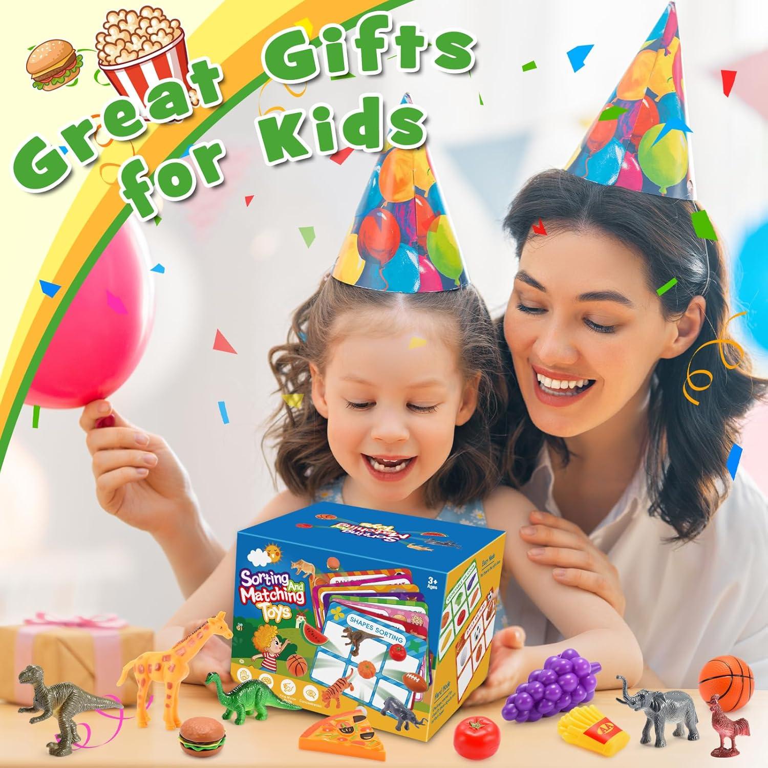 Juguetes Sensoriales Montessori Toyze 58 Piezas para Niños 2-6 Años