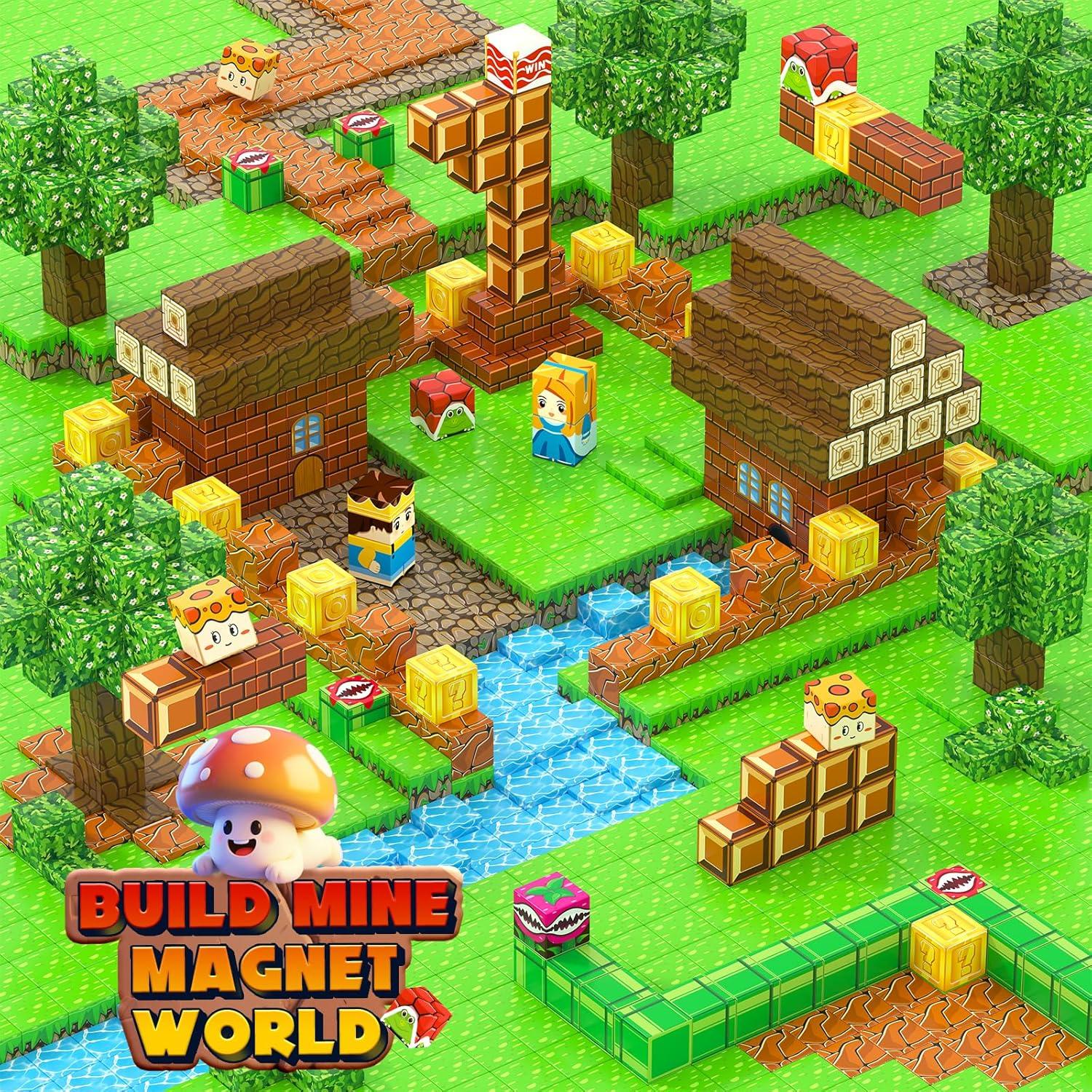 Bloques Magnéticos de Construcción Soyee 100 Piezas 3-12 Años