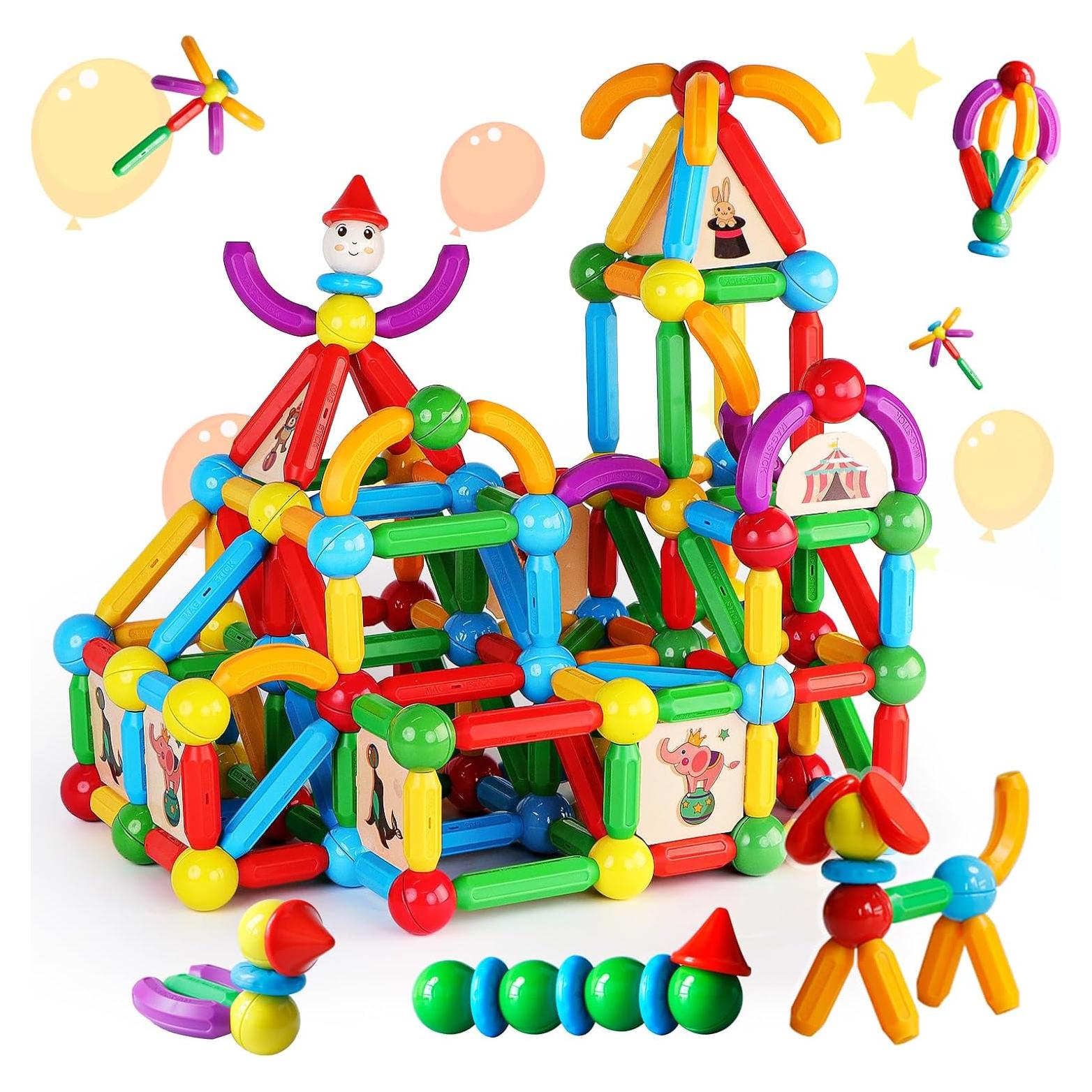 Bloques Magnéticos TOKBLOK 76 Piezas Juguete Educativo STEM