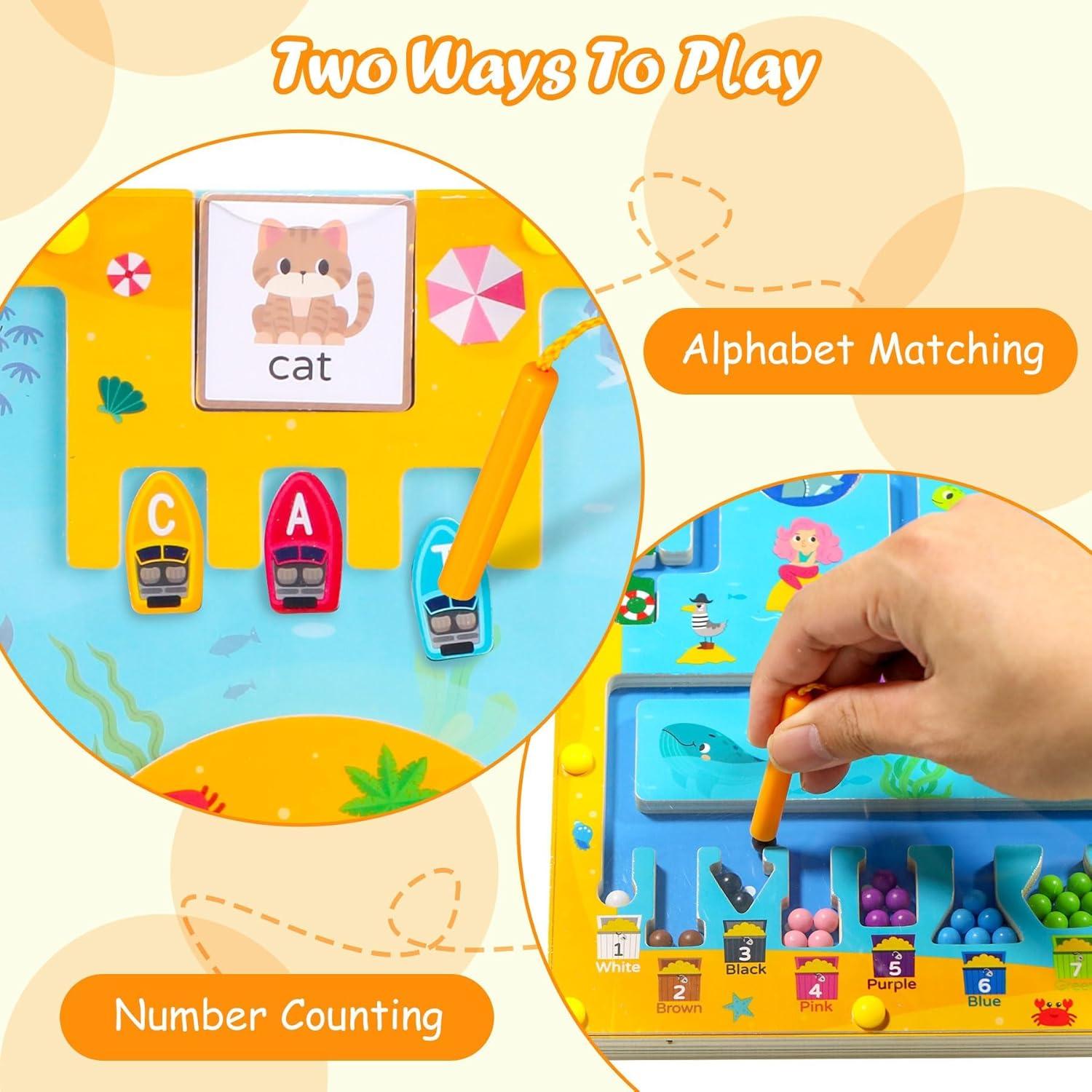 Rompecabezas Magnético 2 en 1 Teekdeer para Niños 3-5 Años