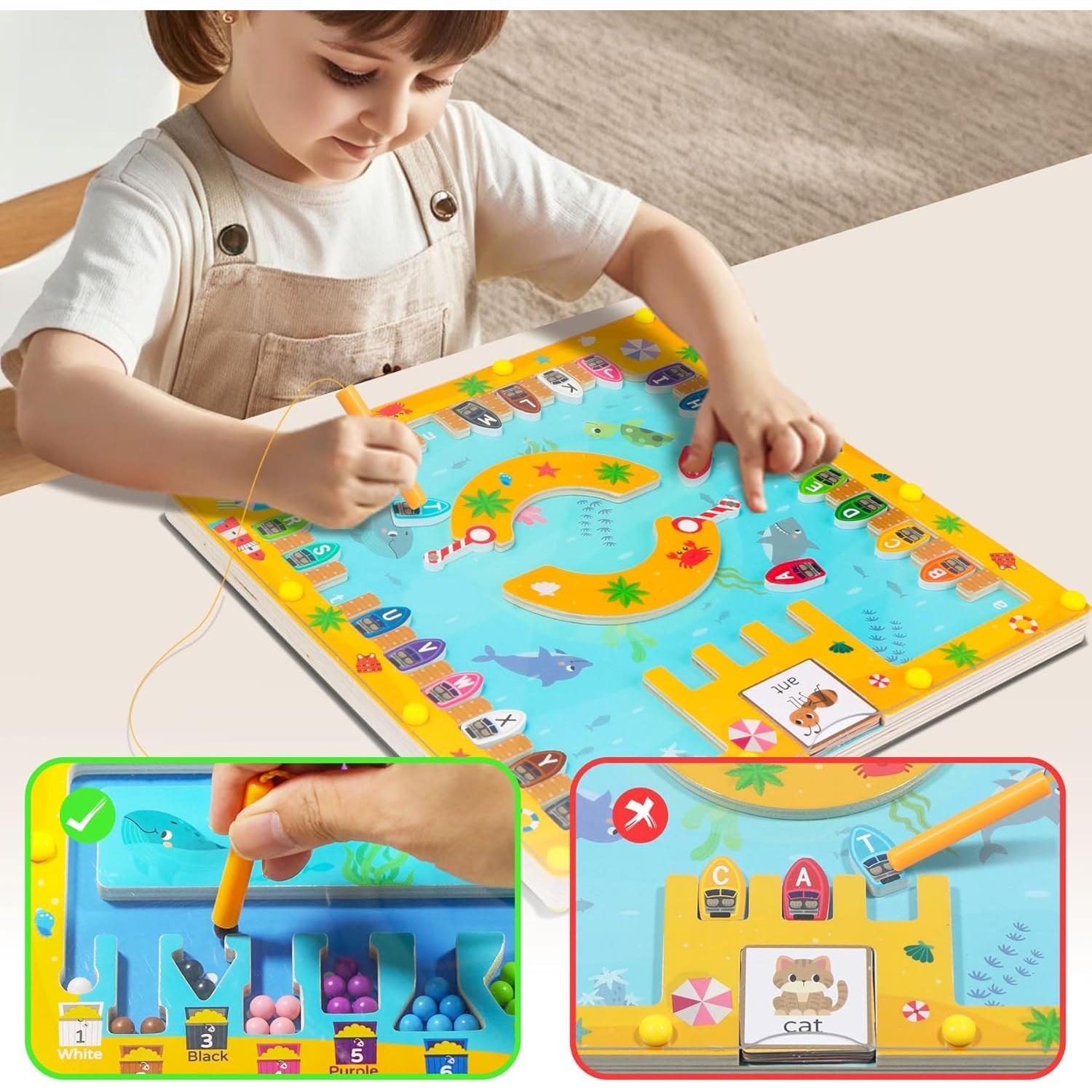 Rompecabezas Magnético 2 en 1 Teekdeer para Niños 3-5 Años