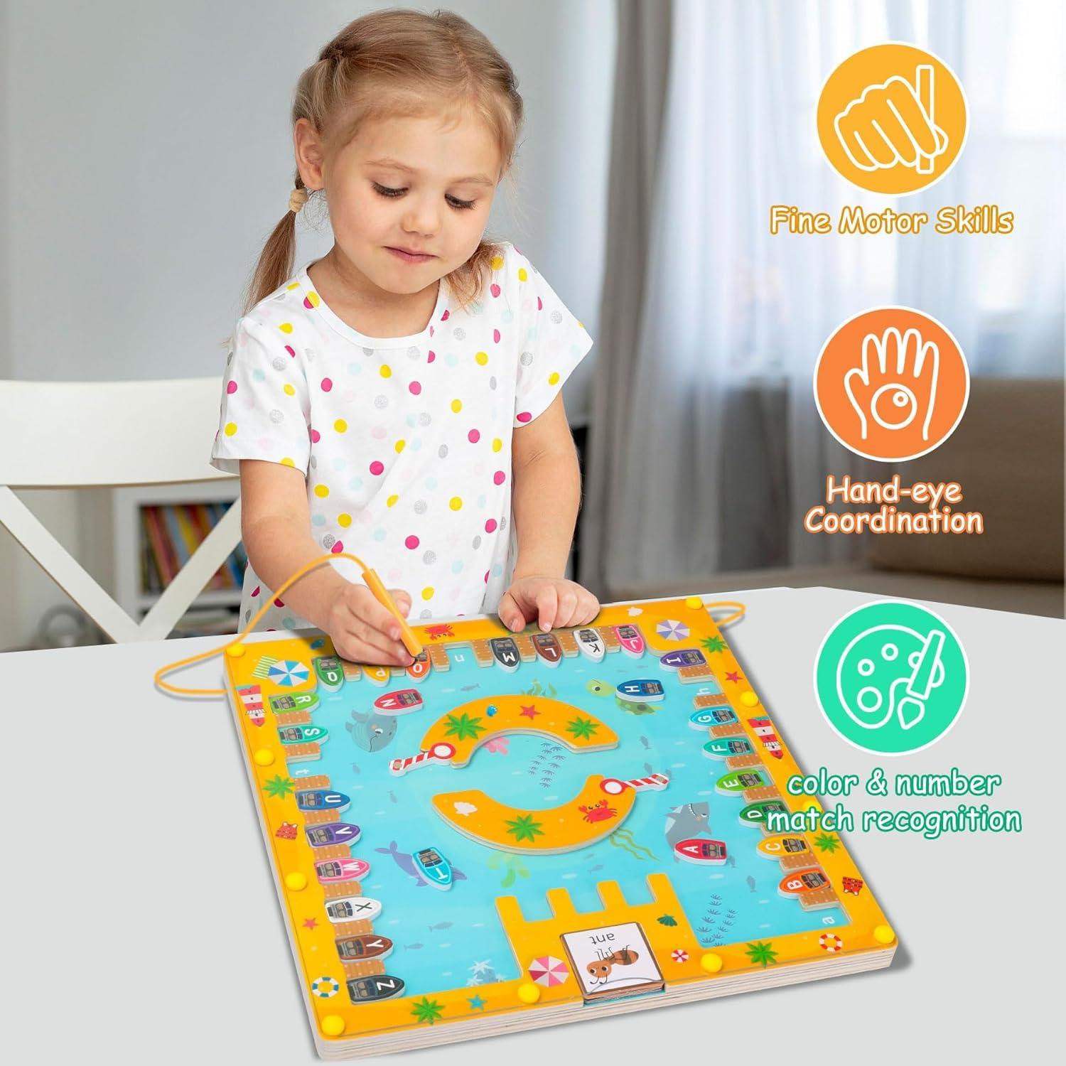 Rompecabezas Magnético 2 en 1 Teekdeer para Niños 3-5 Años