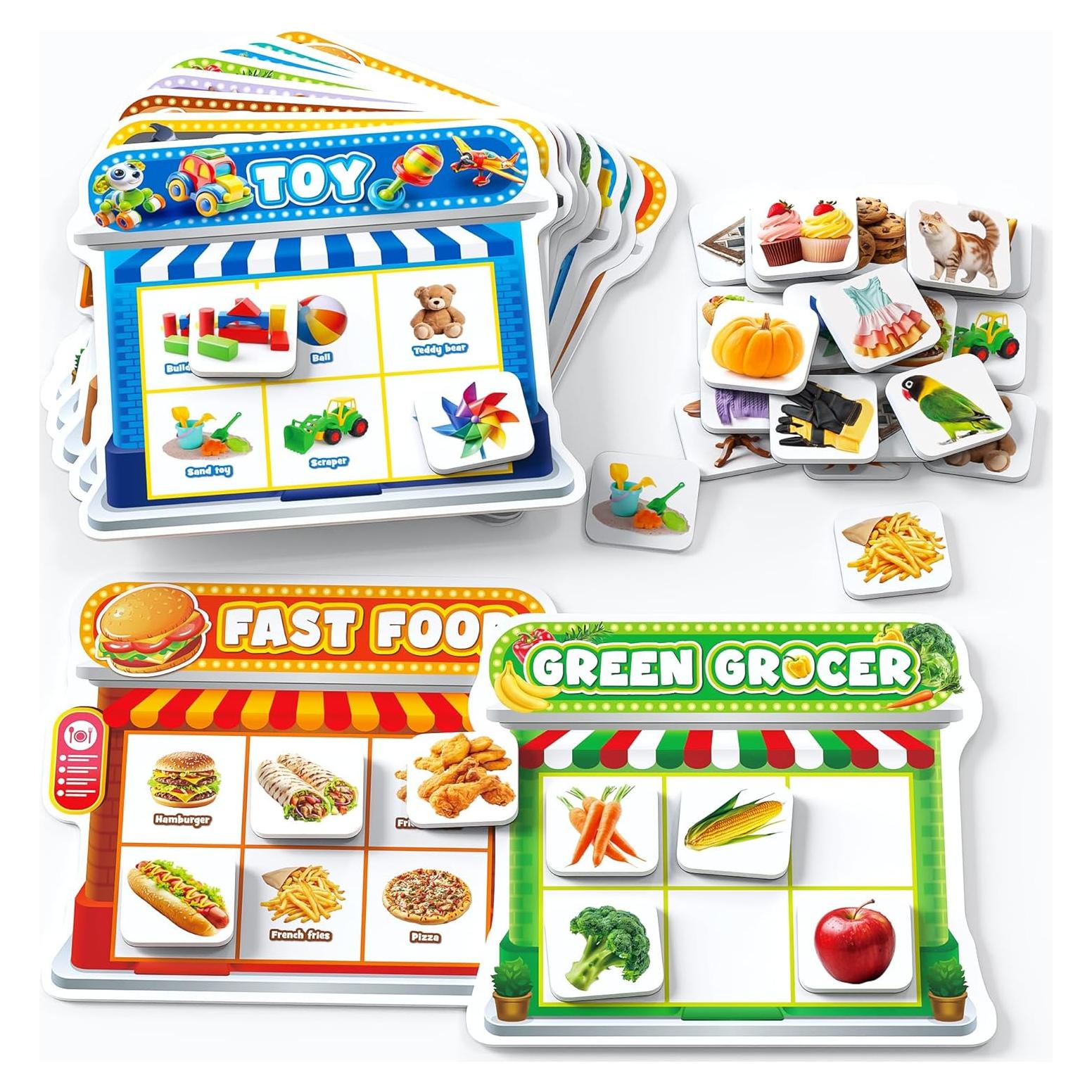 Juego de Clasificación Magnética Coogam para Niños 3-8 Años