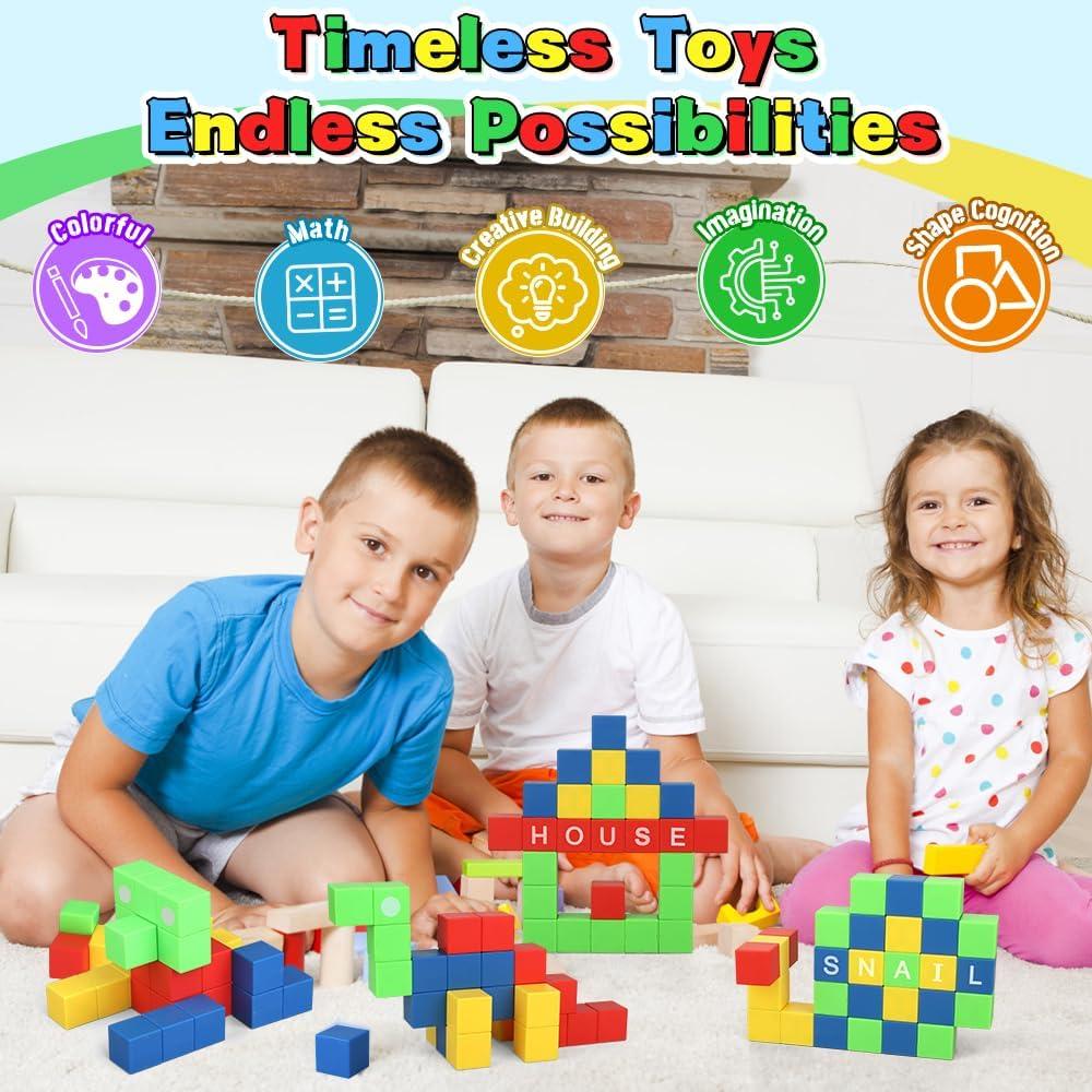 Bloques Magnéticos Dilabnba 32PCS para Niños 3 a 8 Años