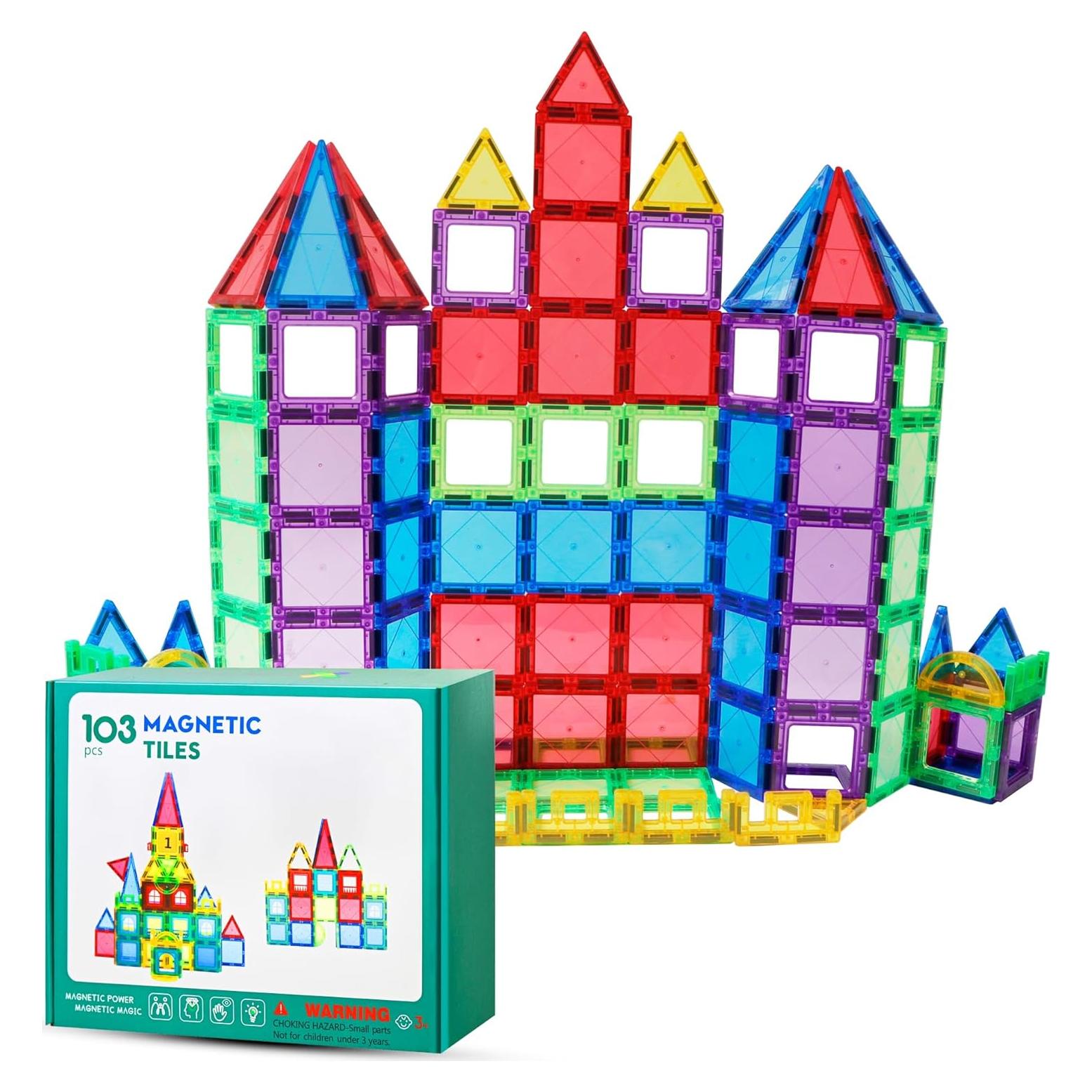 Bloques Magnéticos Imagination para Niños - Juego STEM 1.36kg