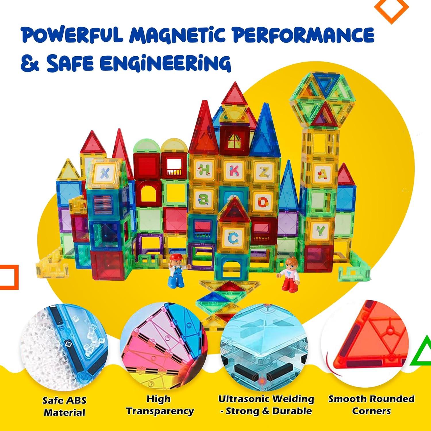Bloques Magnéticos Imagination para Niños - Juego STEM 1.36kg