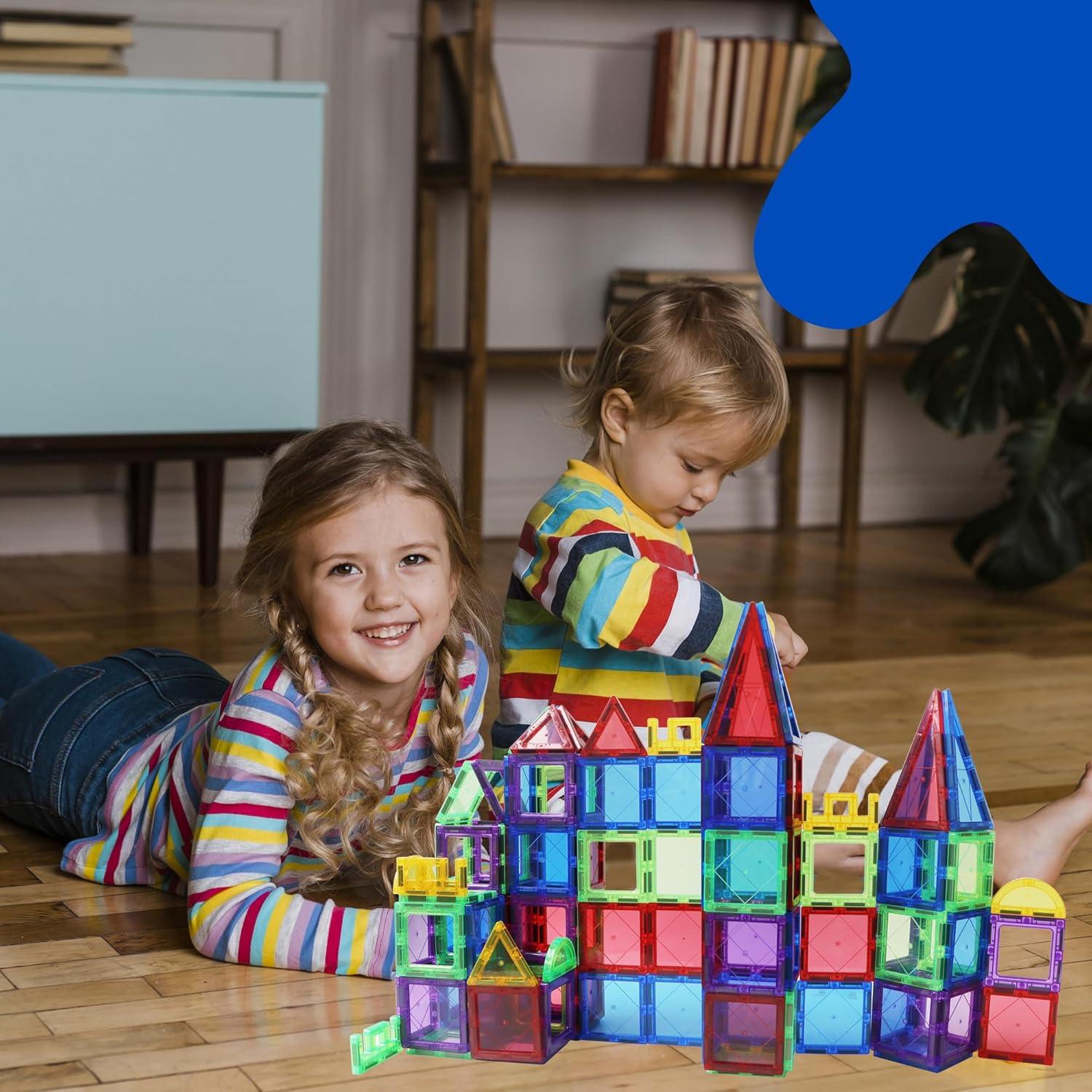 Bloques Magnéticos Imagination para Niños - Juego STEM 1.36kg