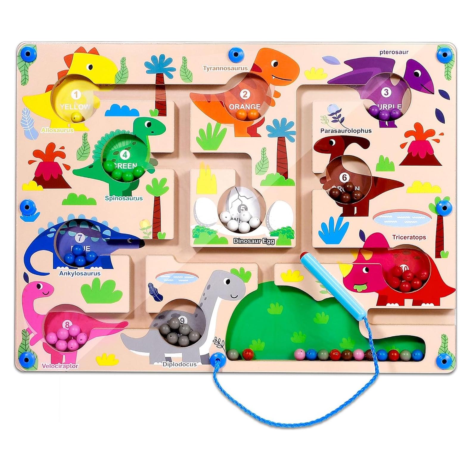 Rompecabezas Magnético Montessori BYNLEAU Dinosaurio 30x22cm