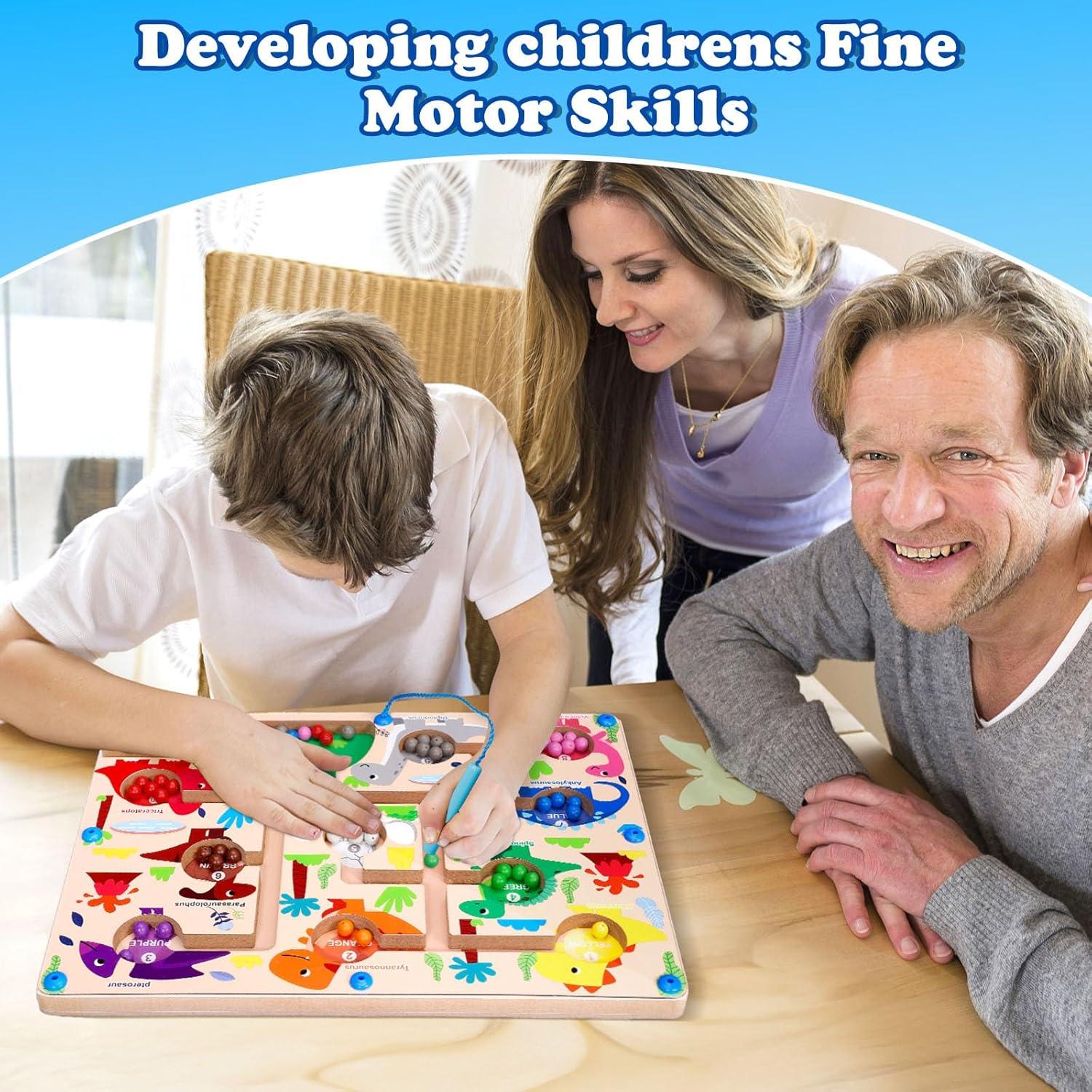 Rompecabezas Magnético Montessori BYNLEAU Dinosaurio 30x22cm