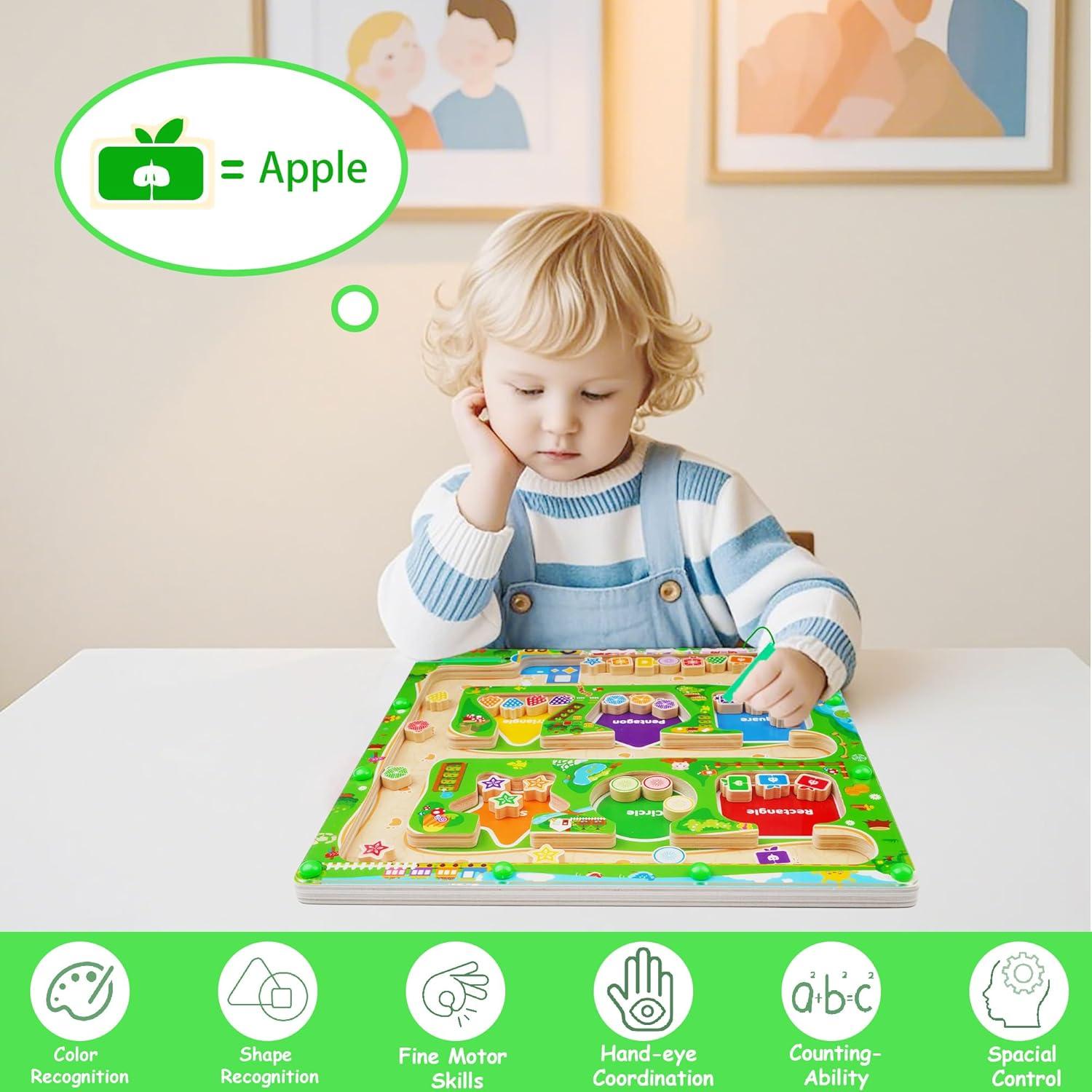 Rompecabezas Magnético Montessori Shen Zhen 29x29cm para Niños 3-5 Años