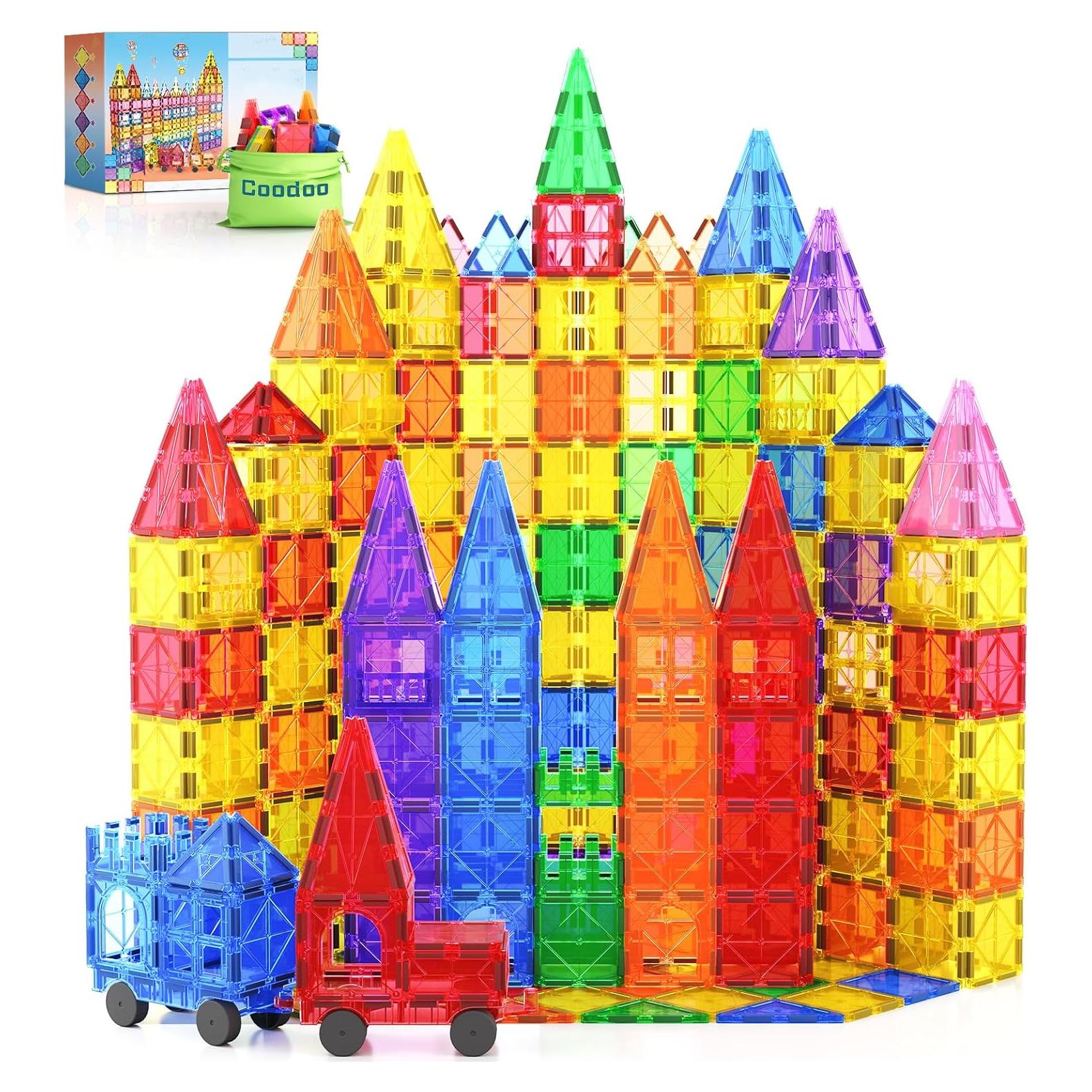 Juego de Azulejos Magnéticos Coodoo 100PCS para Niños 3+