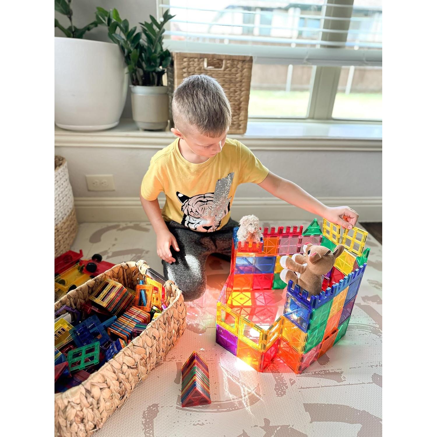 Juego de Azulejos Magnéticos Coodoo 100PCS para Niños 3+