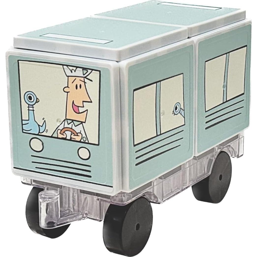 Azulejos Magnéticos CreateOn - No Dejes Que La Paloma Conduzca El Autobús - 16 Piezas - Juguete Educativo STEM para Niños de 3 Años en Adelante