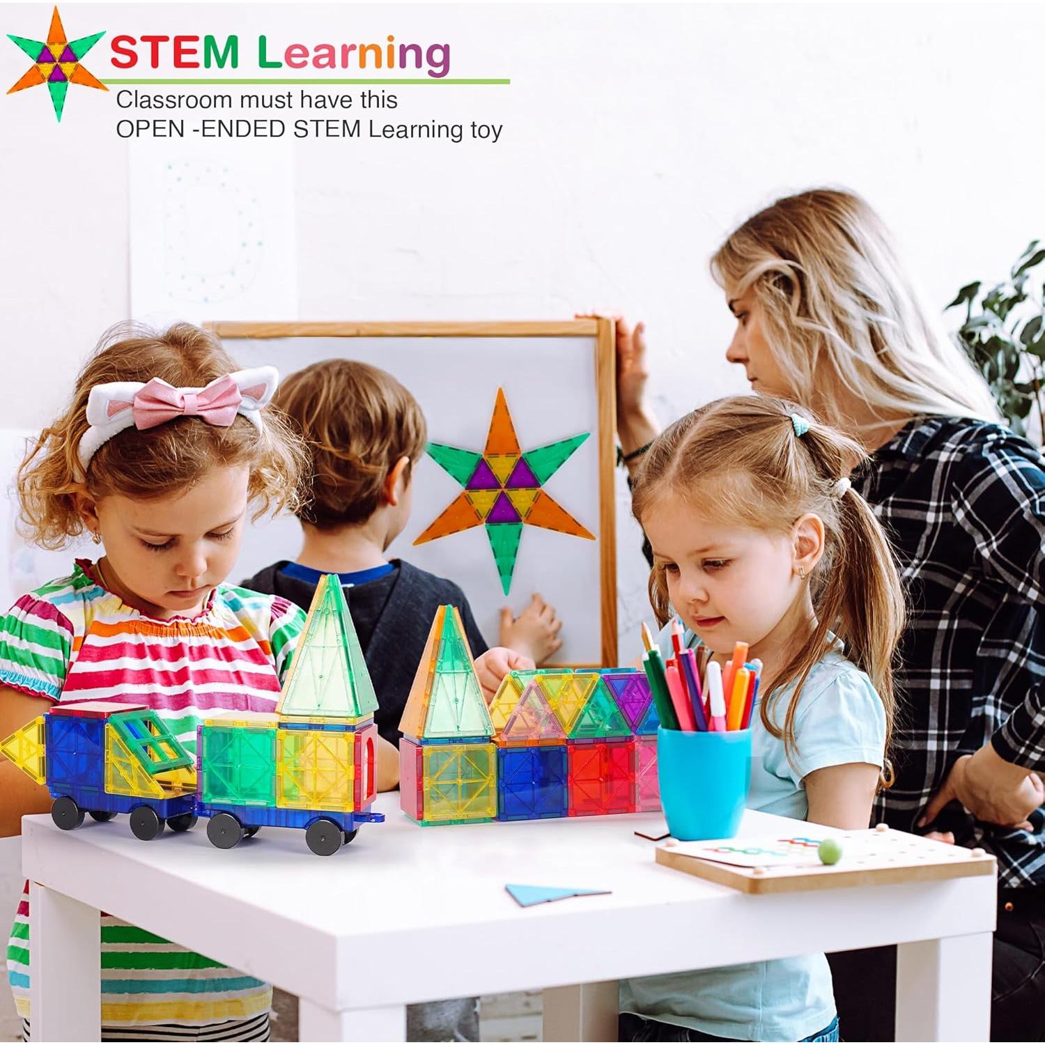 Conjunto de 100 Azulejos Magnéticos Tigerdoe para Niños