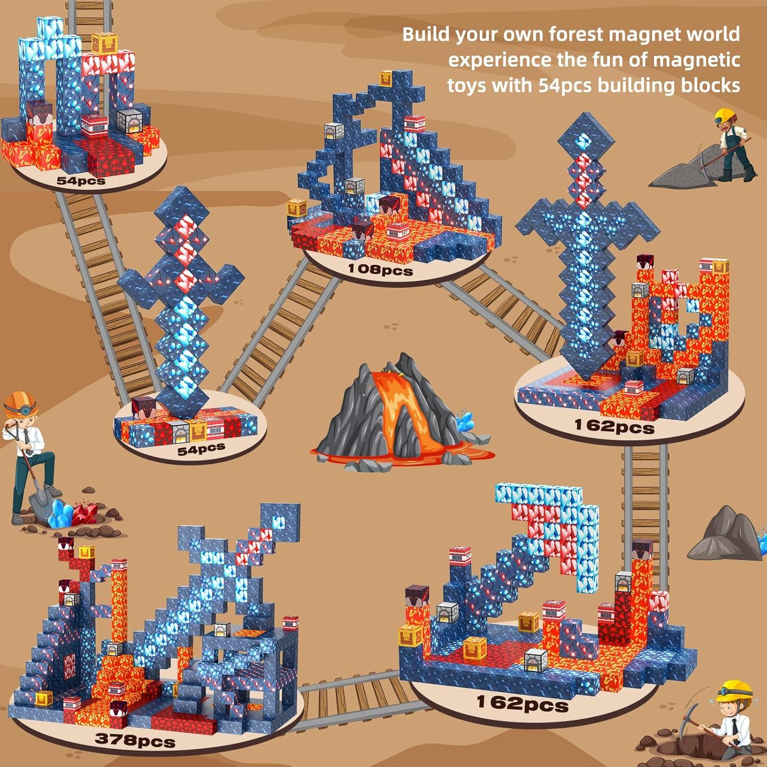 Bloques Magnéticos 100 Piezas JauniQ Juguetes Creativos 3+ Años