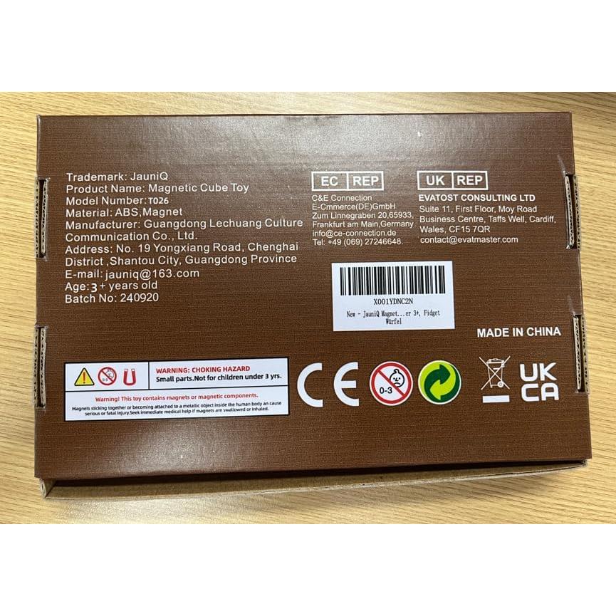 Bloques Magnéticos 100 Piezas JauniQ Juguetes Creativos 3+ Años