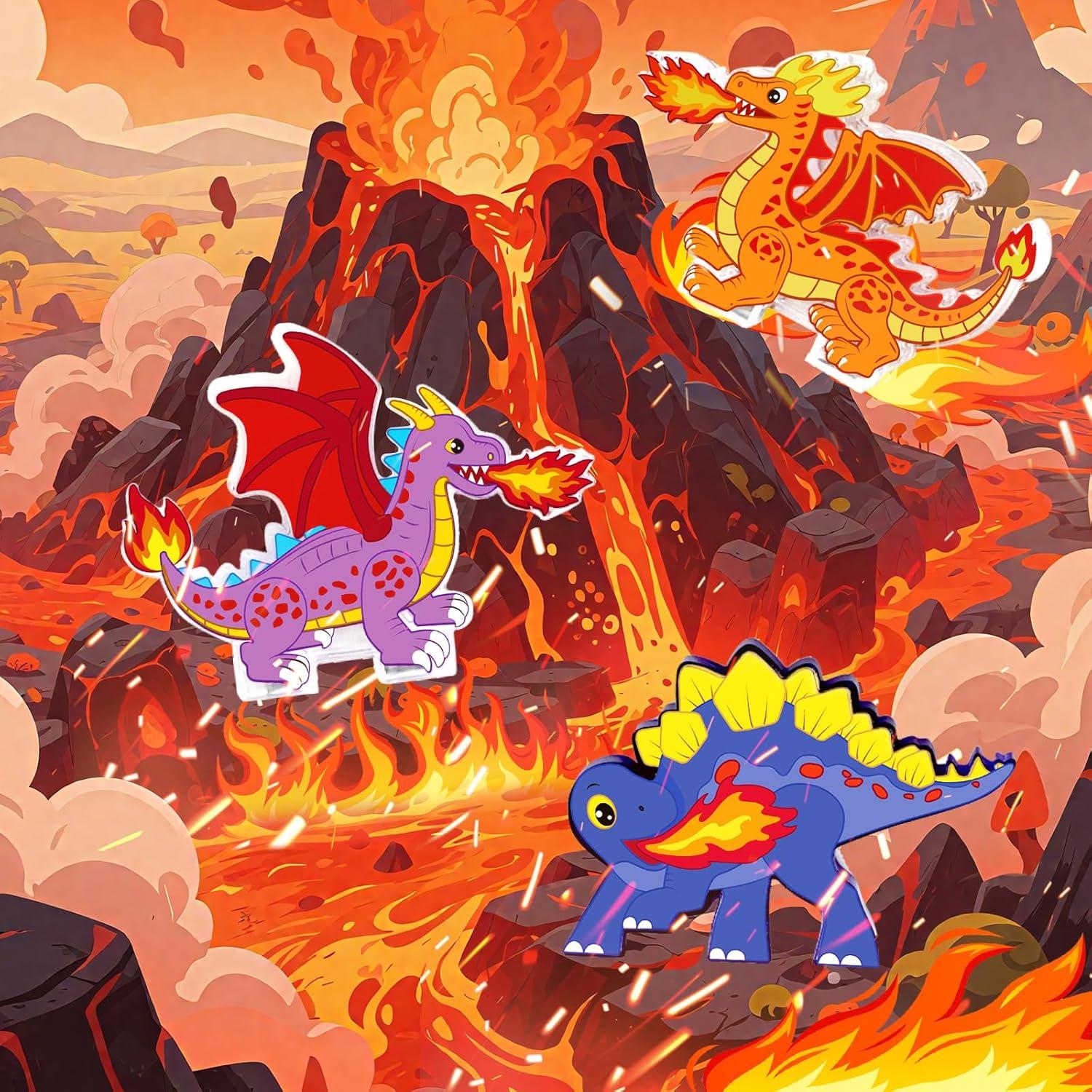 Juguetes de Azulejos Magnéticos Dragón YONGKANG 52 Piezas