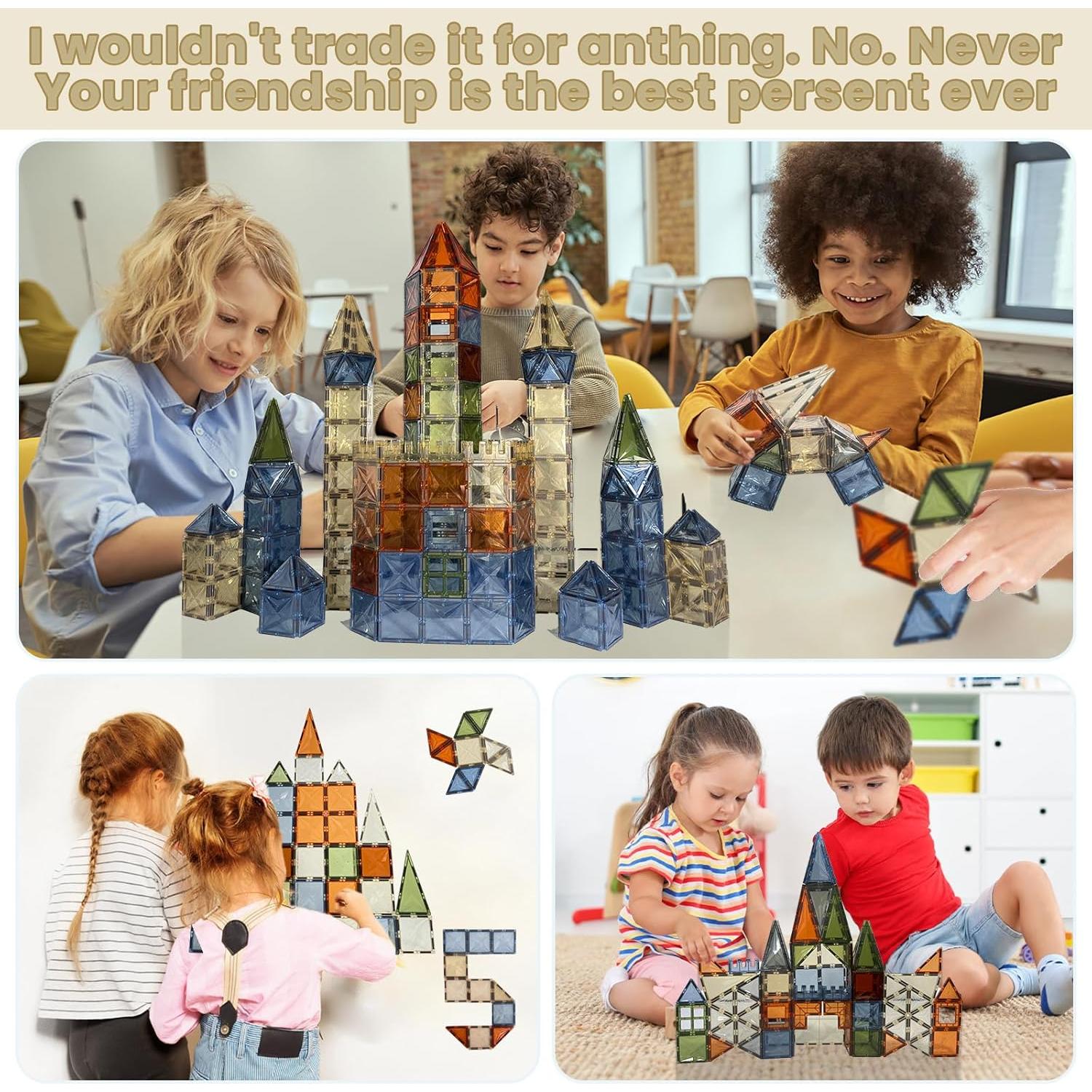 Azulejos Magnéticos UREC 100PCS Juguetes de Construcción 3D