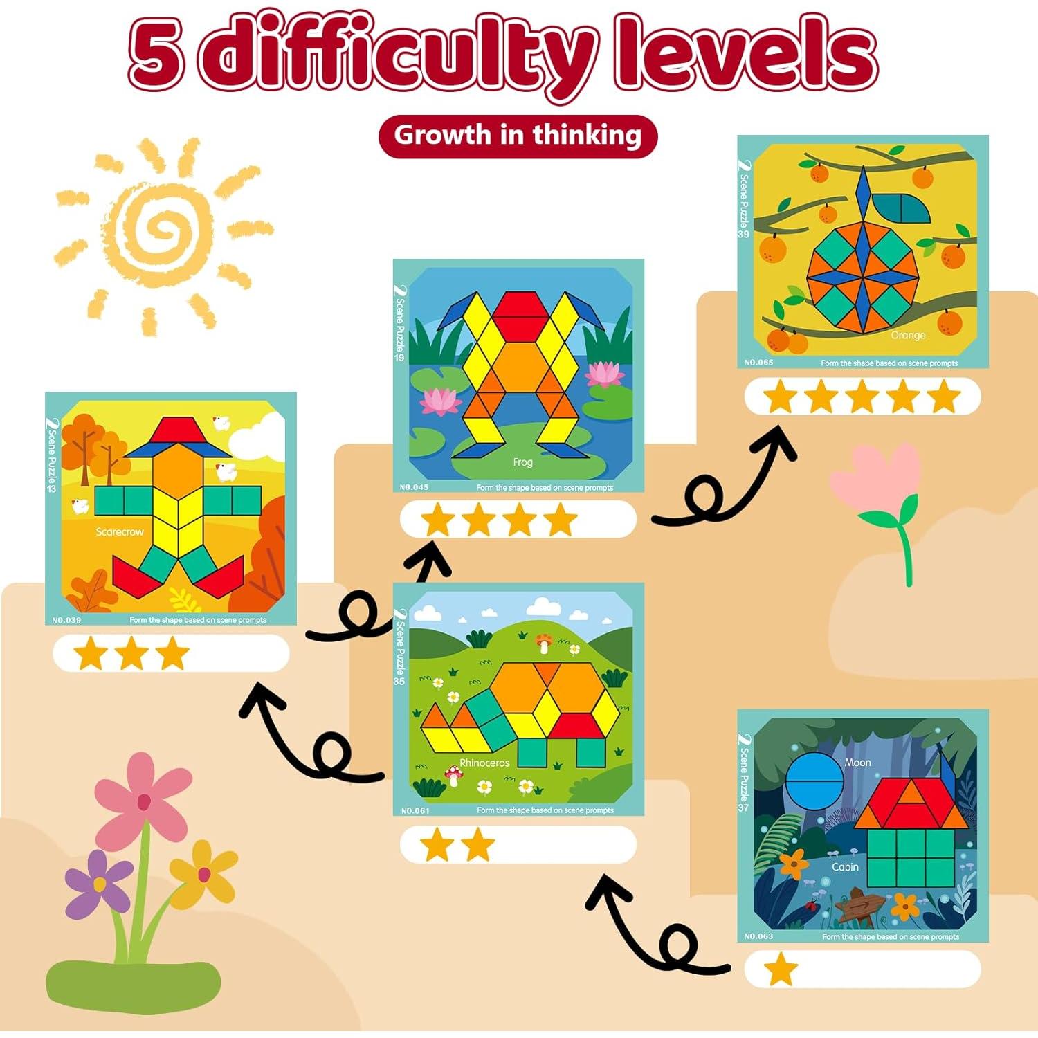 Juego de Bloques Magnéticos de Madera Edutree 248 Piezas