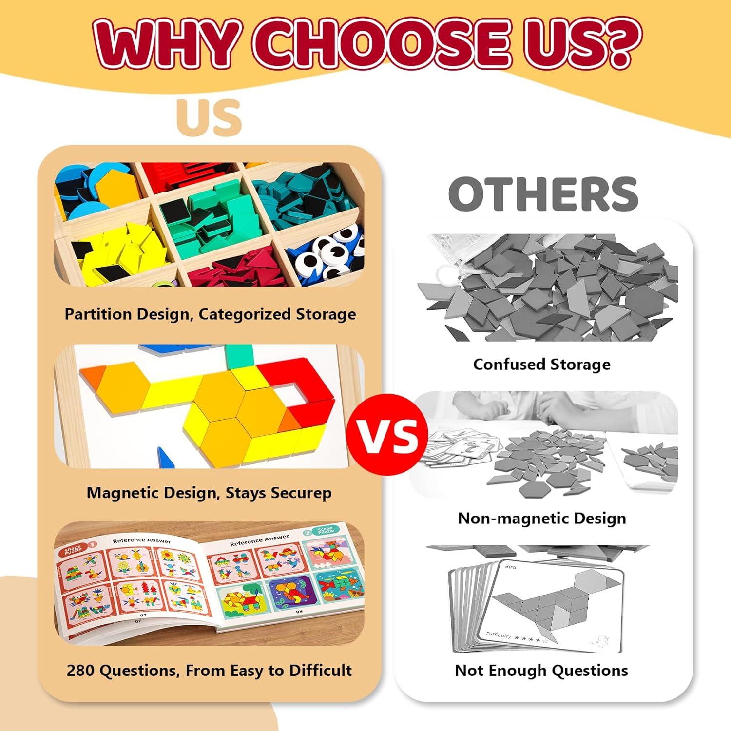 Juego de Bloques Magnéticos de Madera Edutree 248 Piezas