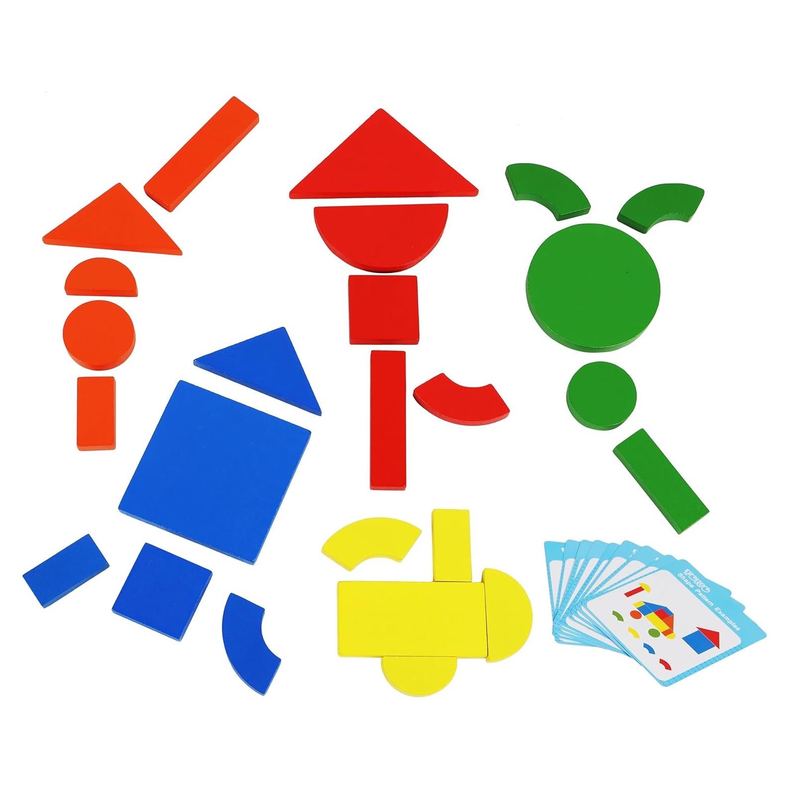 Puzzle Tangram Magnético de Madera Toys of Wood Oxford - 25 Piezas