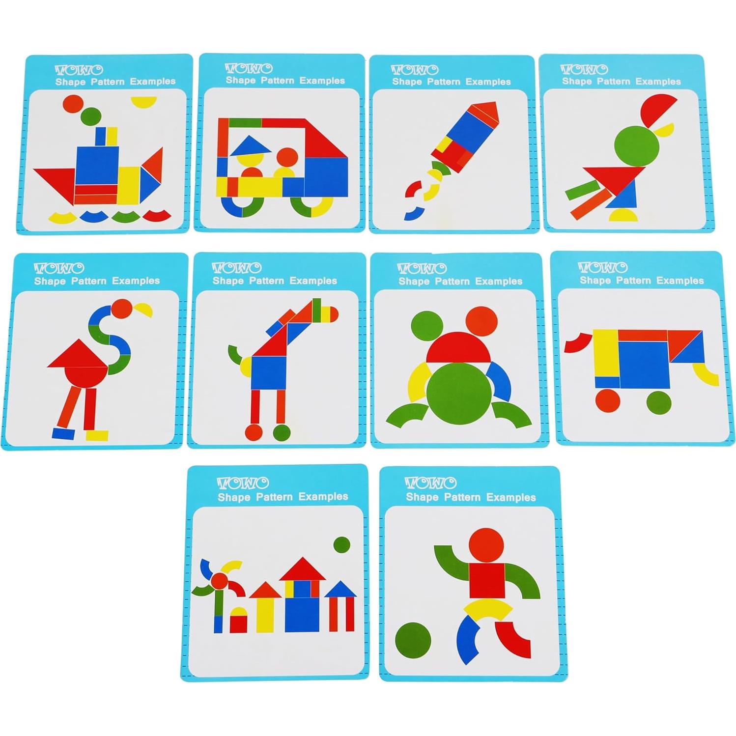 Puzzle Tangram Magnético de Madera Toys of Wood Oxford - 25 Piezas