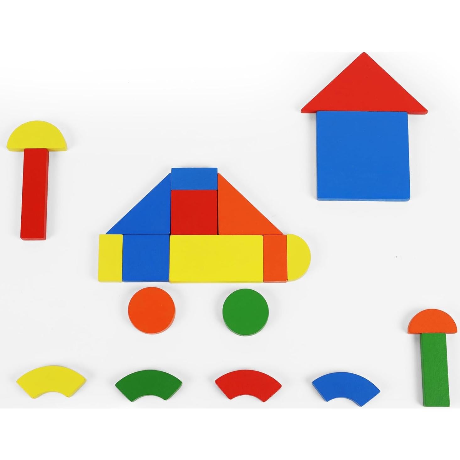 Puzzle Tangram Magnético de Madera Toys of Wood Oxford - 25 Piezas