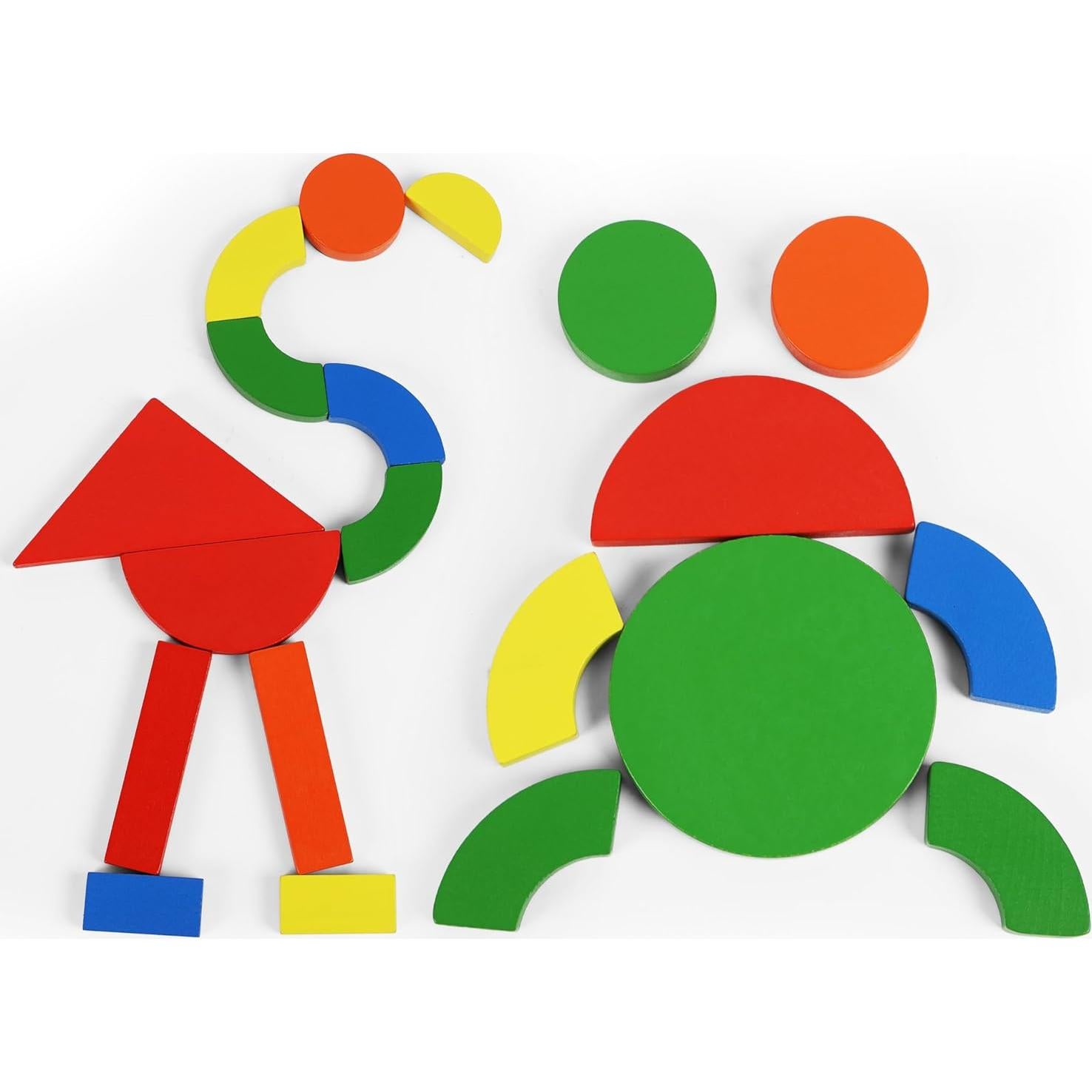 Puzzle Tangram Magnético de Madera Toys of Wood Oxford - 25 Piezas