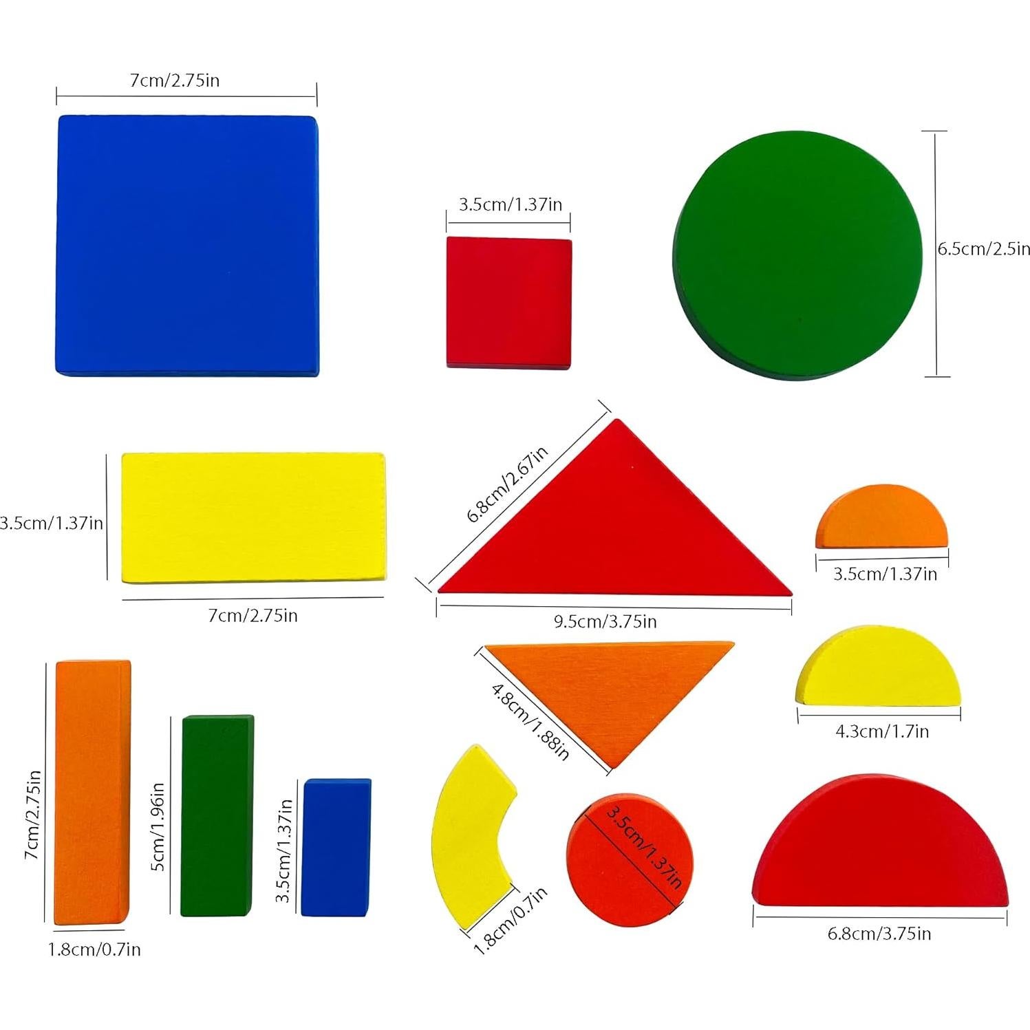 Puzzle Tangram Magnético de Madera Toys of Wood Oxford - 25 Piezas