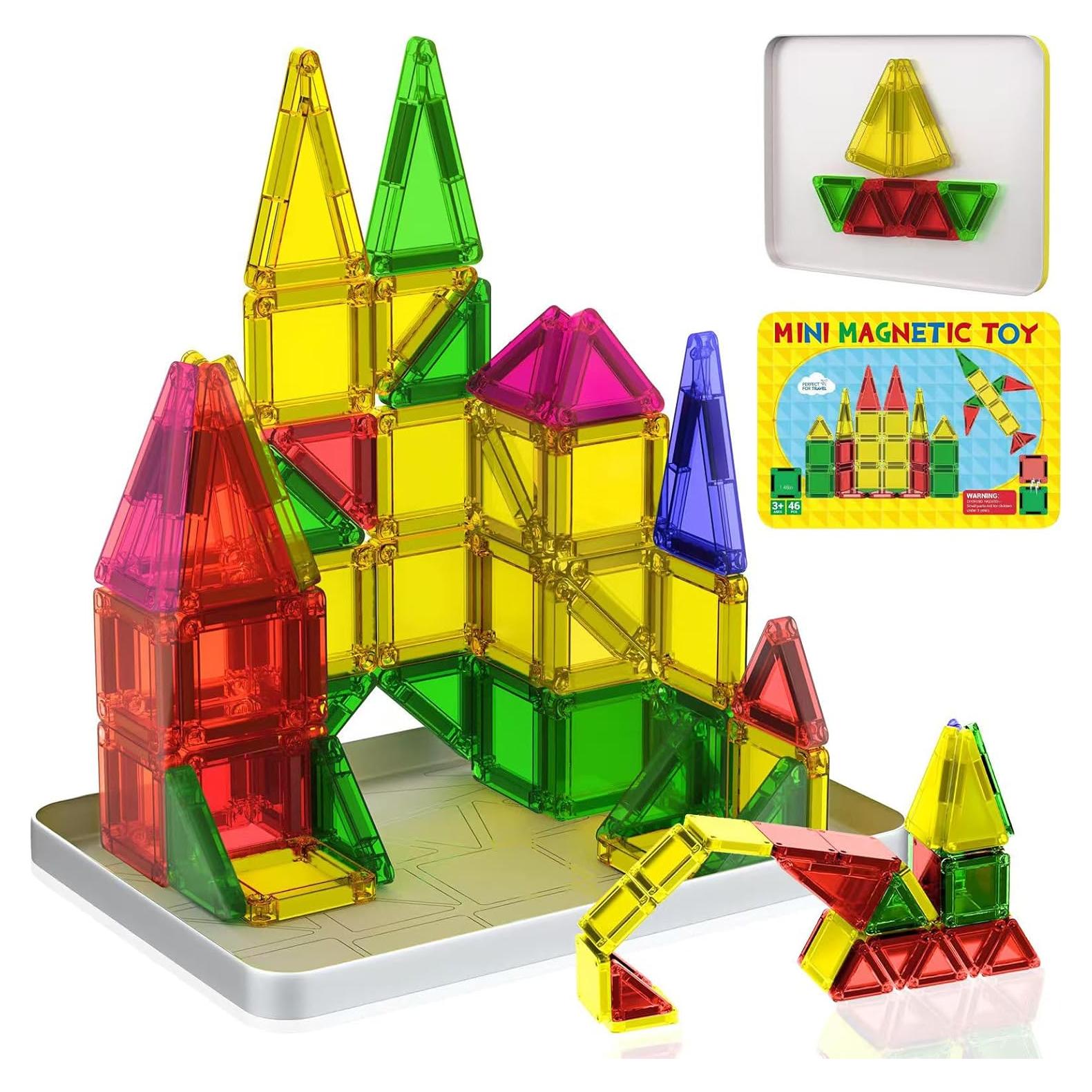Set de Azulejos Magnéticos de Viaje Anyeve 46PCS para Niños