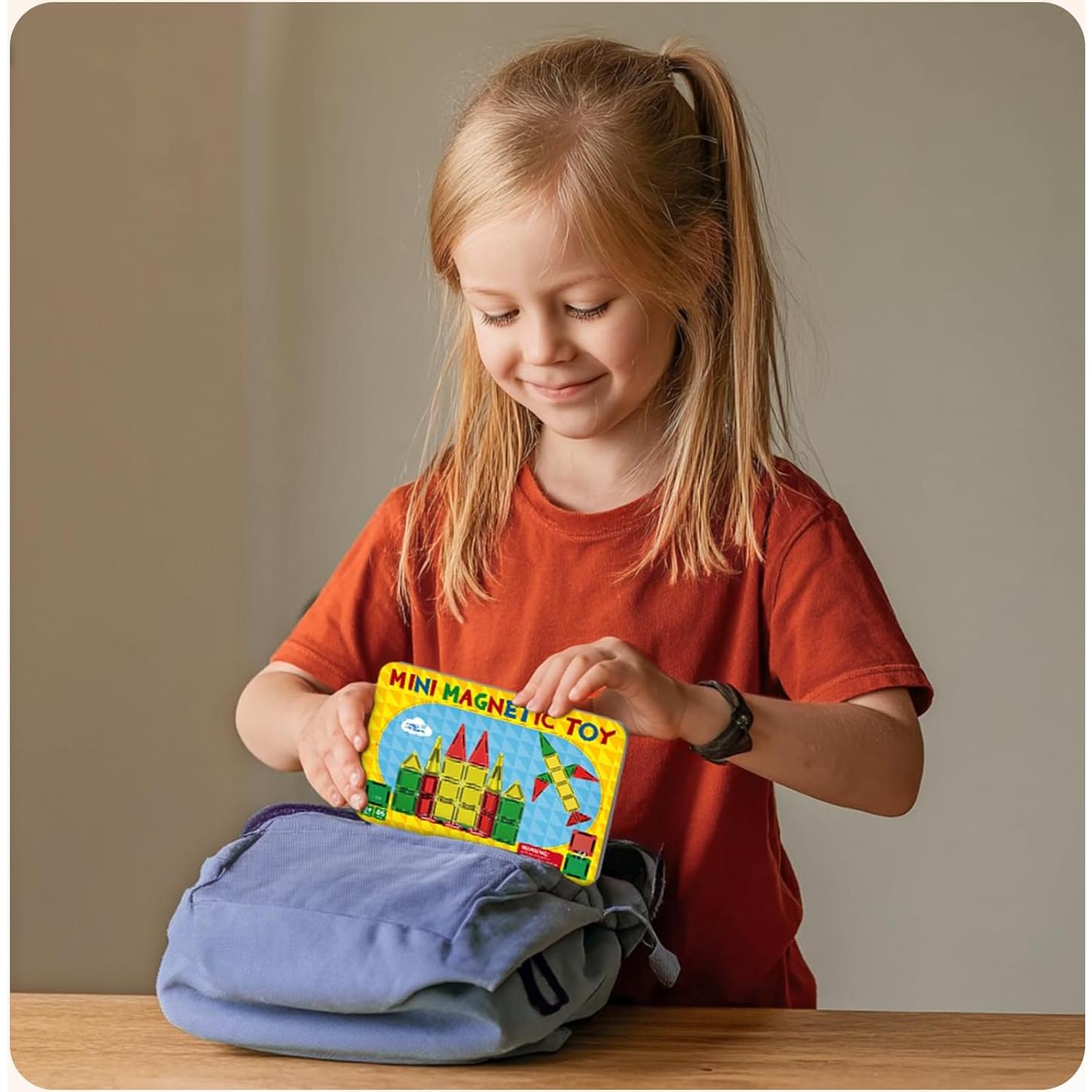 Set de Azulejos Magnéticos de Viaje Anyeve 46PCS para Niños