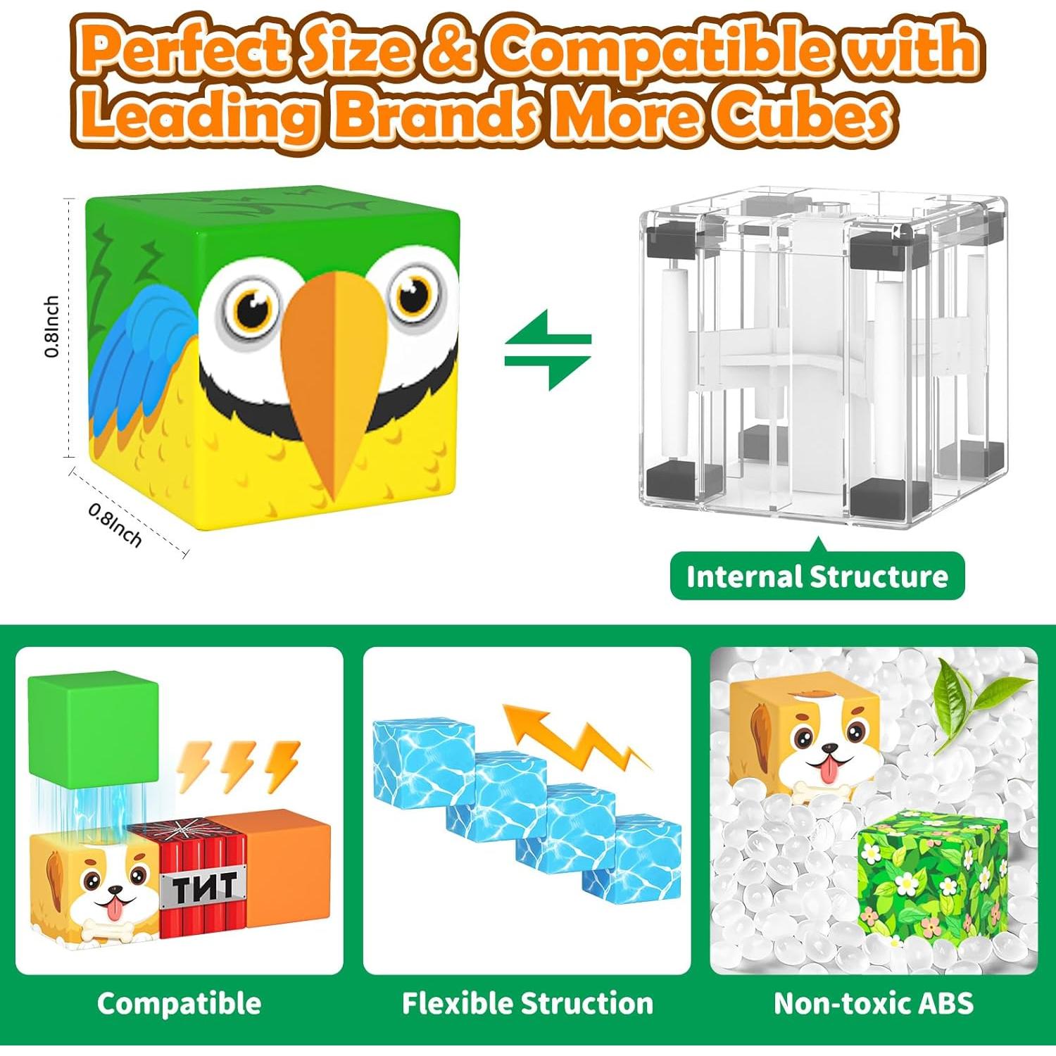 Azulejos Magnéticos de Animales de Granja 105PCS - Juguete Educativo