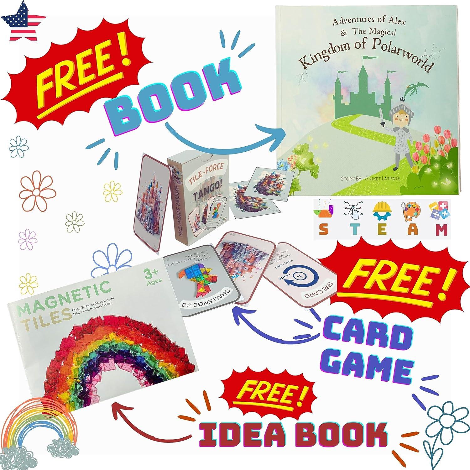 Azulejos Magnéticos Medievales Polar Toy 100 Pcs Juguete STEM