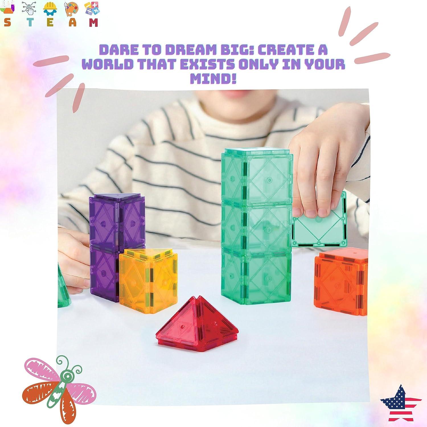 Azulejos Magnéticos Medievales Polar Toy 100 Pcs Juguete STEM