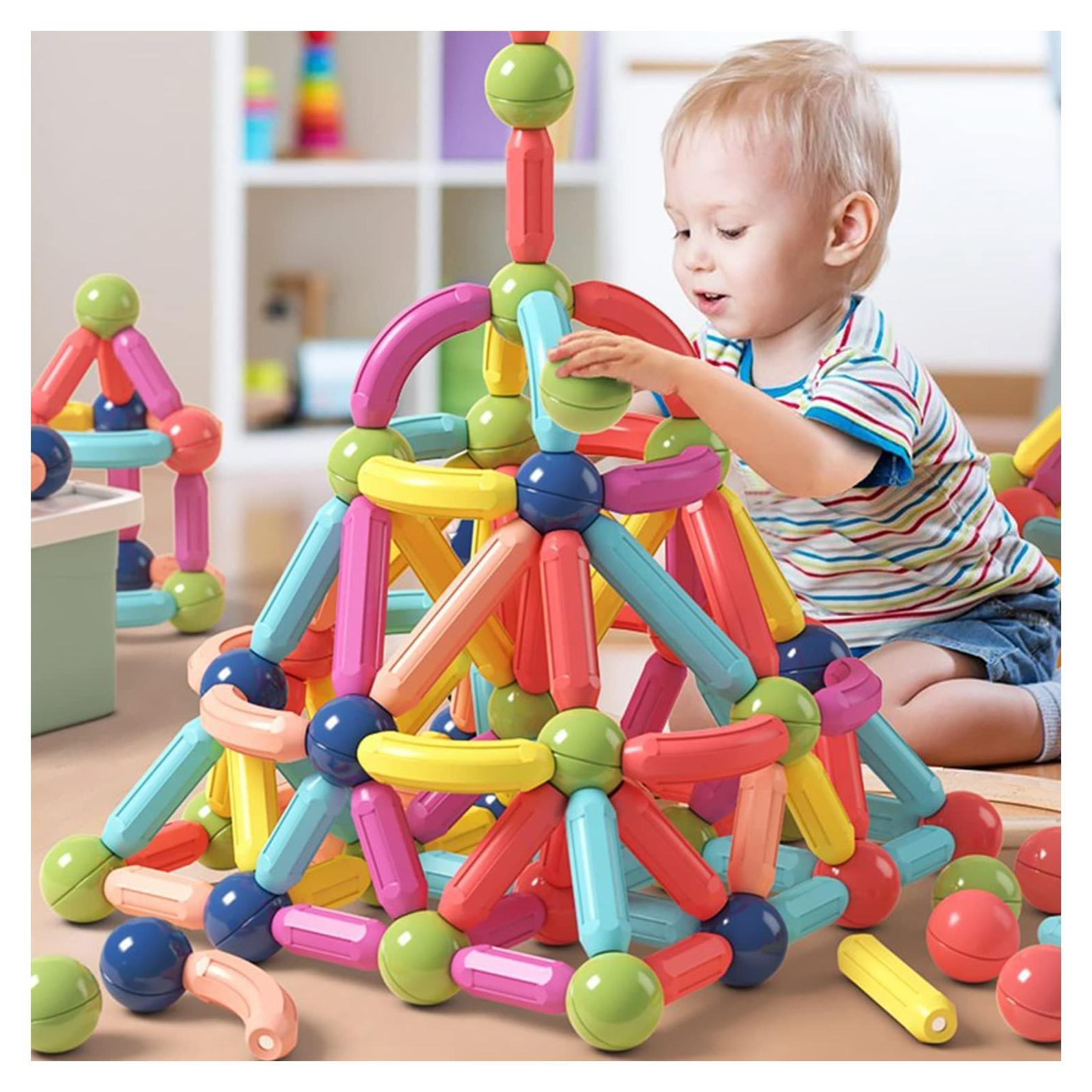 Bloques de Construcción Magnéticos BAKAM 42PCS para Niños 4-8 Años