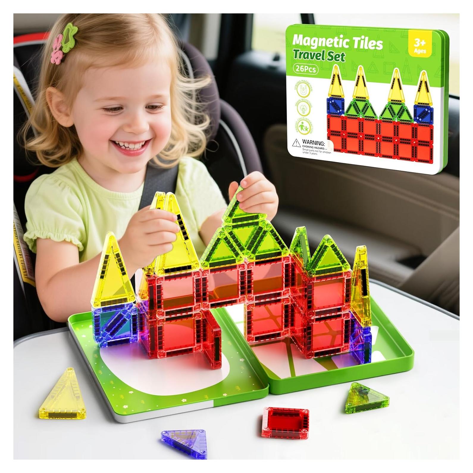 Juego de Construcción Magnético Gamcrown 26 Piezas Mini