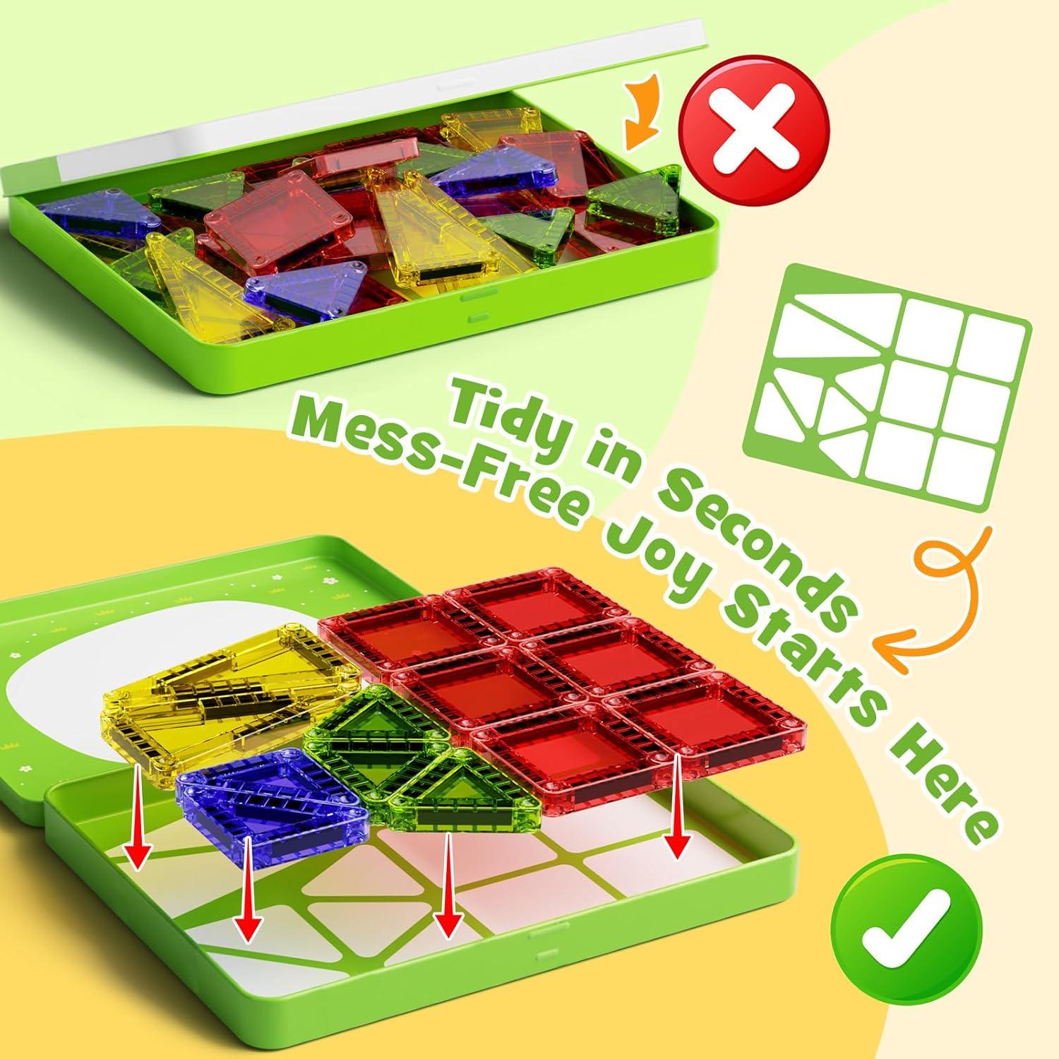 Juego de Construcción Magnético Gamcrown 26 Piezas Mini