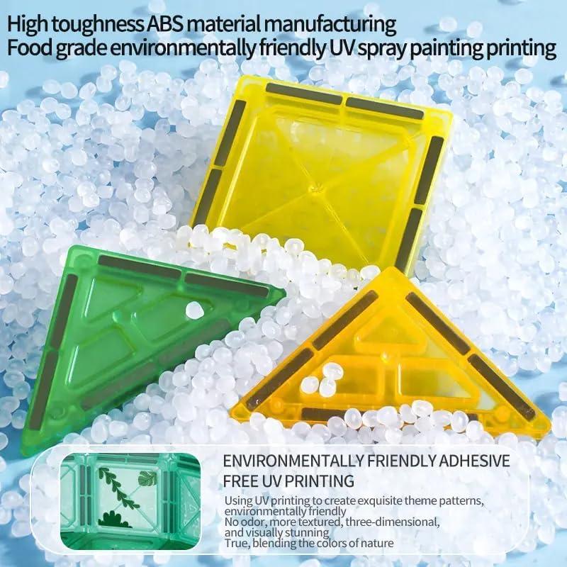 Juego de Azulejos Magnéticos de Dinosaurios Frefta 55 Piezas