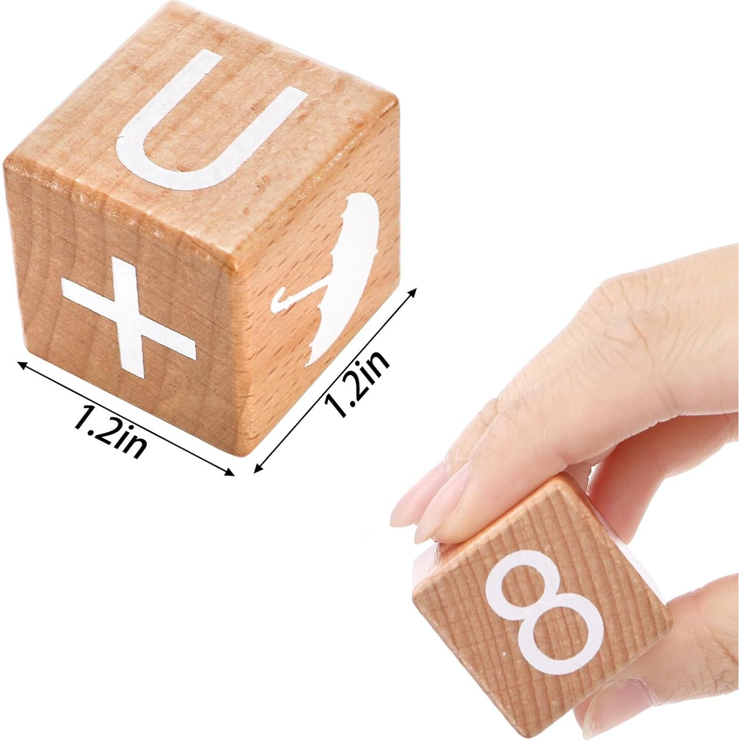 Bloques de Alfabeto de Madera Peohud 26 Piezas Educativos